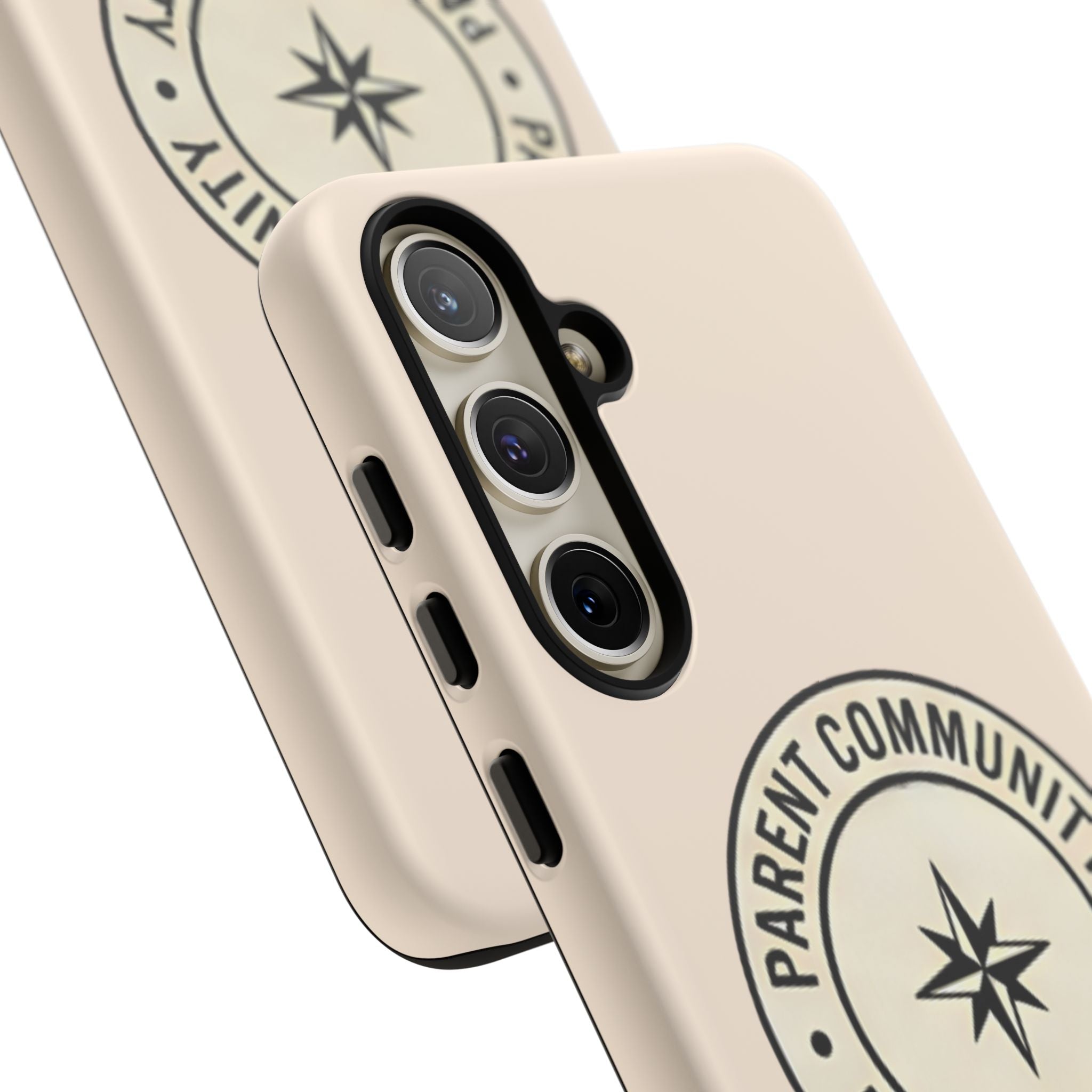 Parent Community Tough Phone Case — Durable Compass Logo Protective Cover