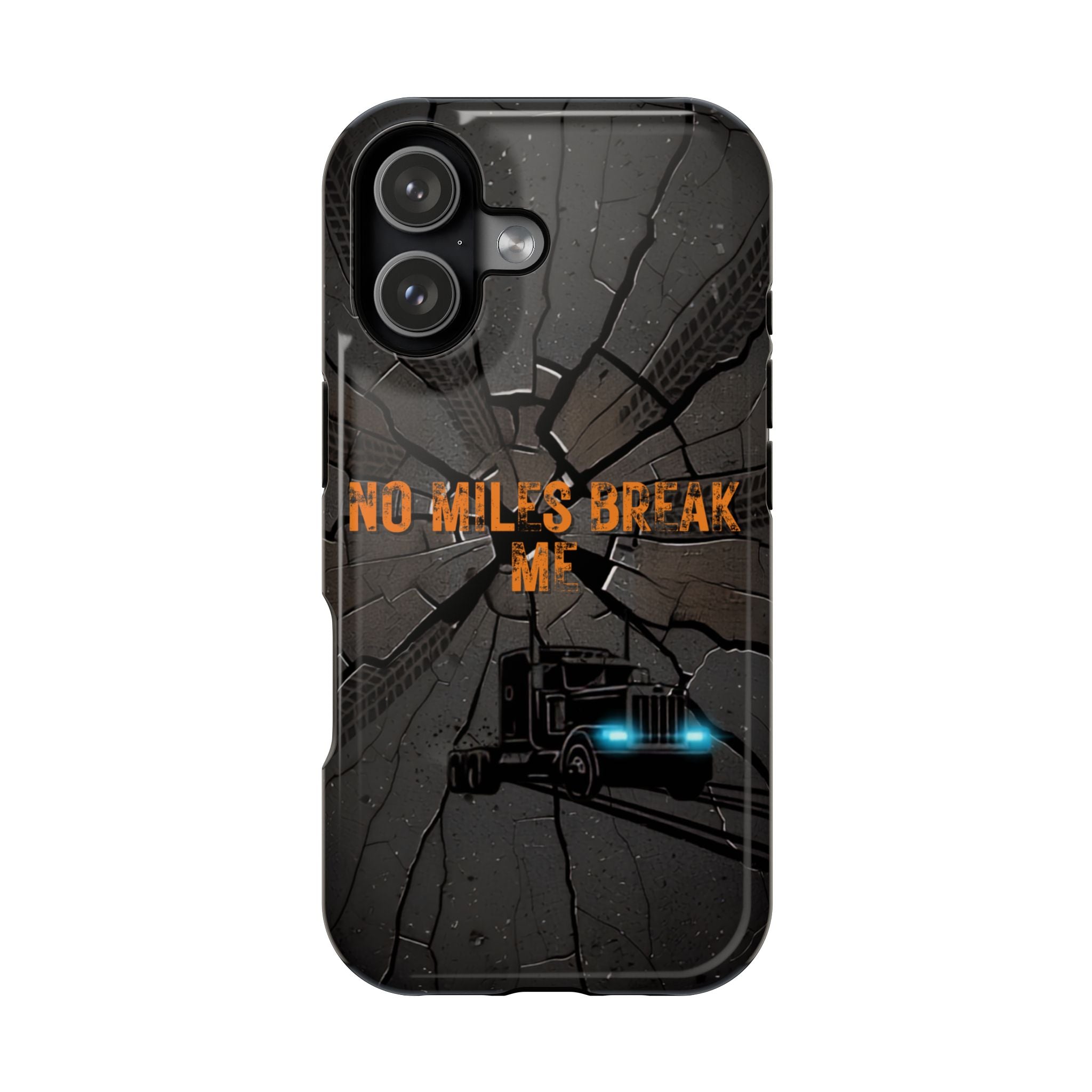 Phone Case — Fiery Semi Truck Magnetic Impact-Resistant Case