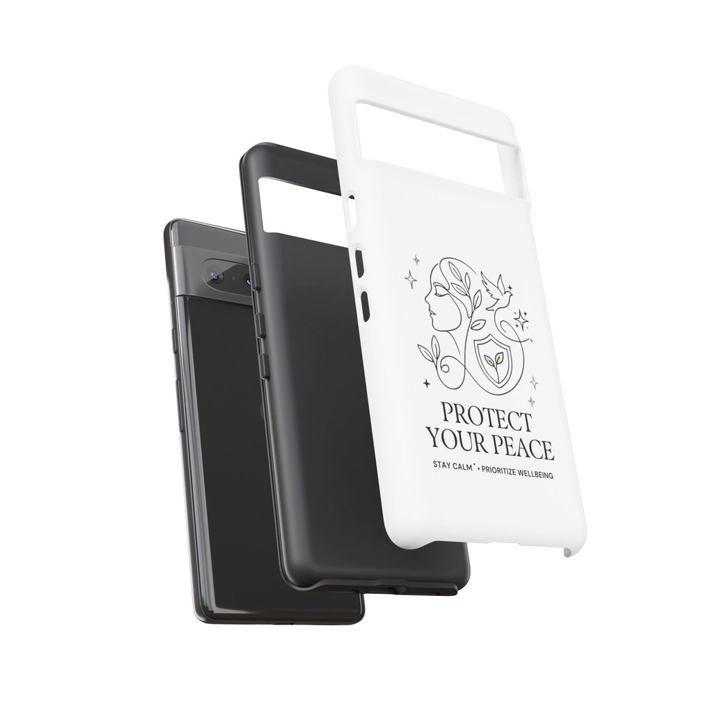 Protect Your Peace Phone Case – Minimalist Wellness iPhone Cover