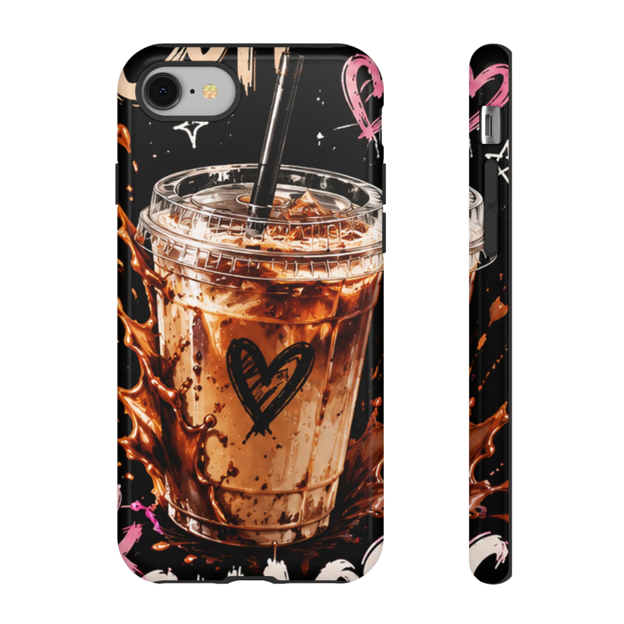 Iced Coffee Phone Case – 'Iced Coffee latte: Stylish Protective Case