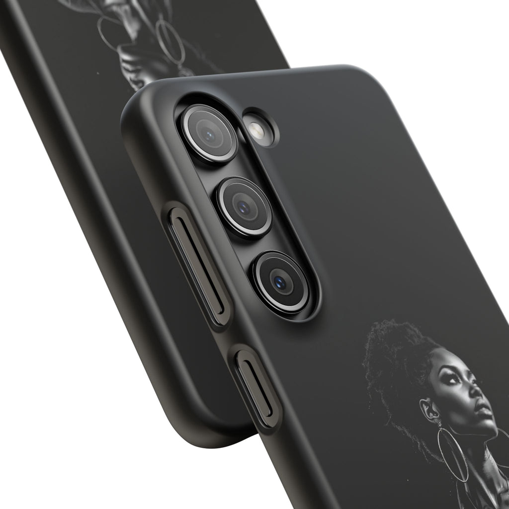 Phone Case — "Long Haul Loyalty" Black Portrait Snap Case
