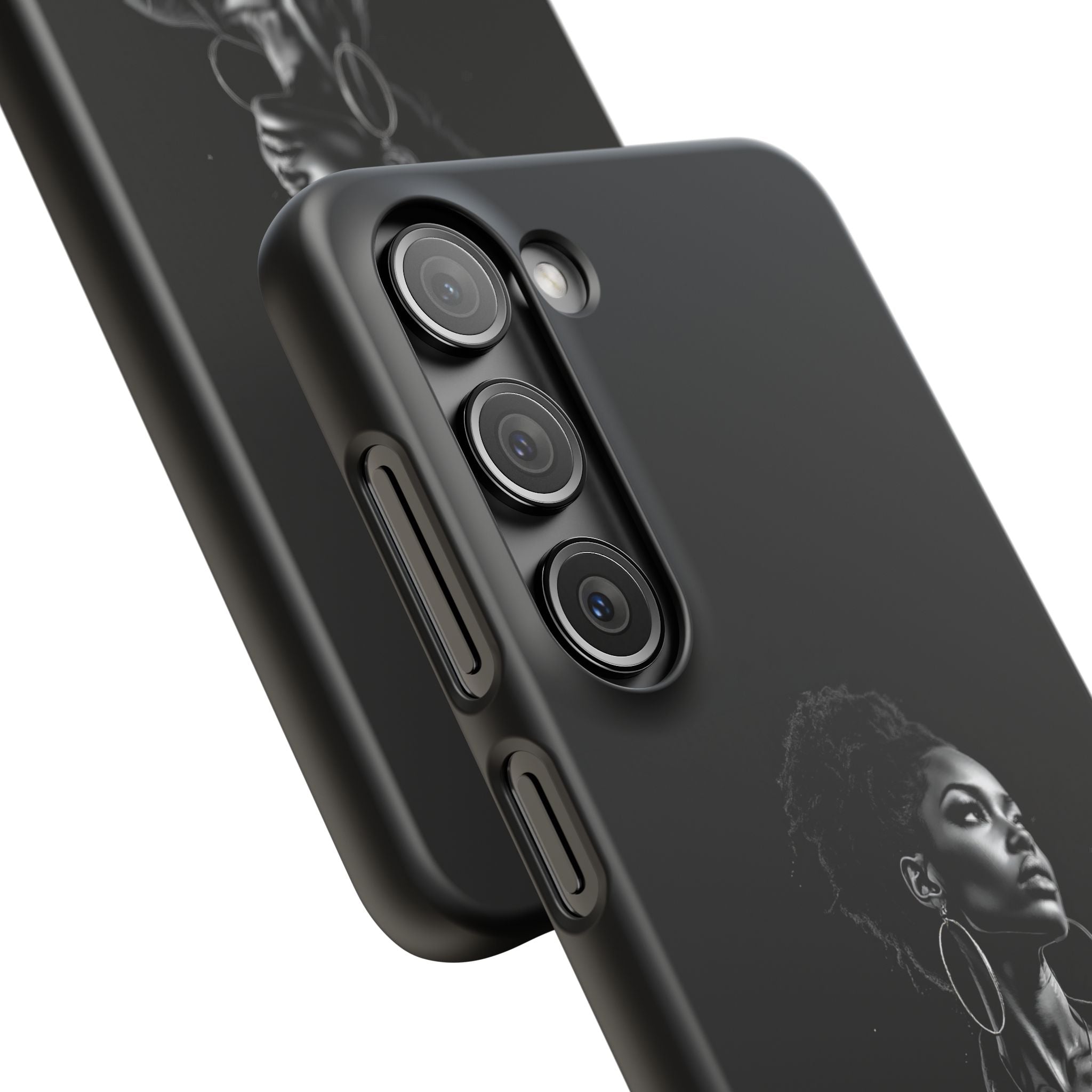 Phone Case — "Long Haul Loyalty" Black Portrait Snap Case