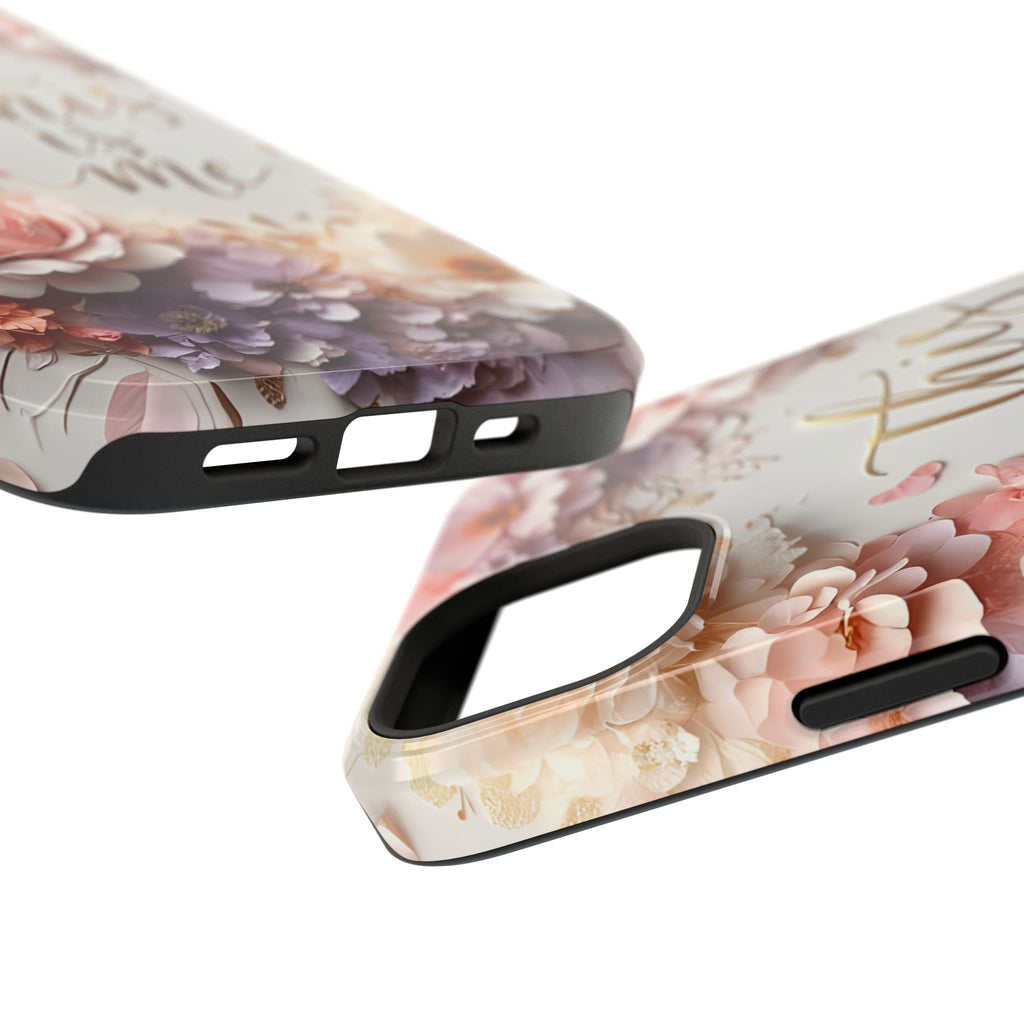 Floral "This Is Me" Phone Case — Impact-Resistant Floral Protective Cover