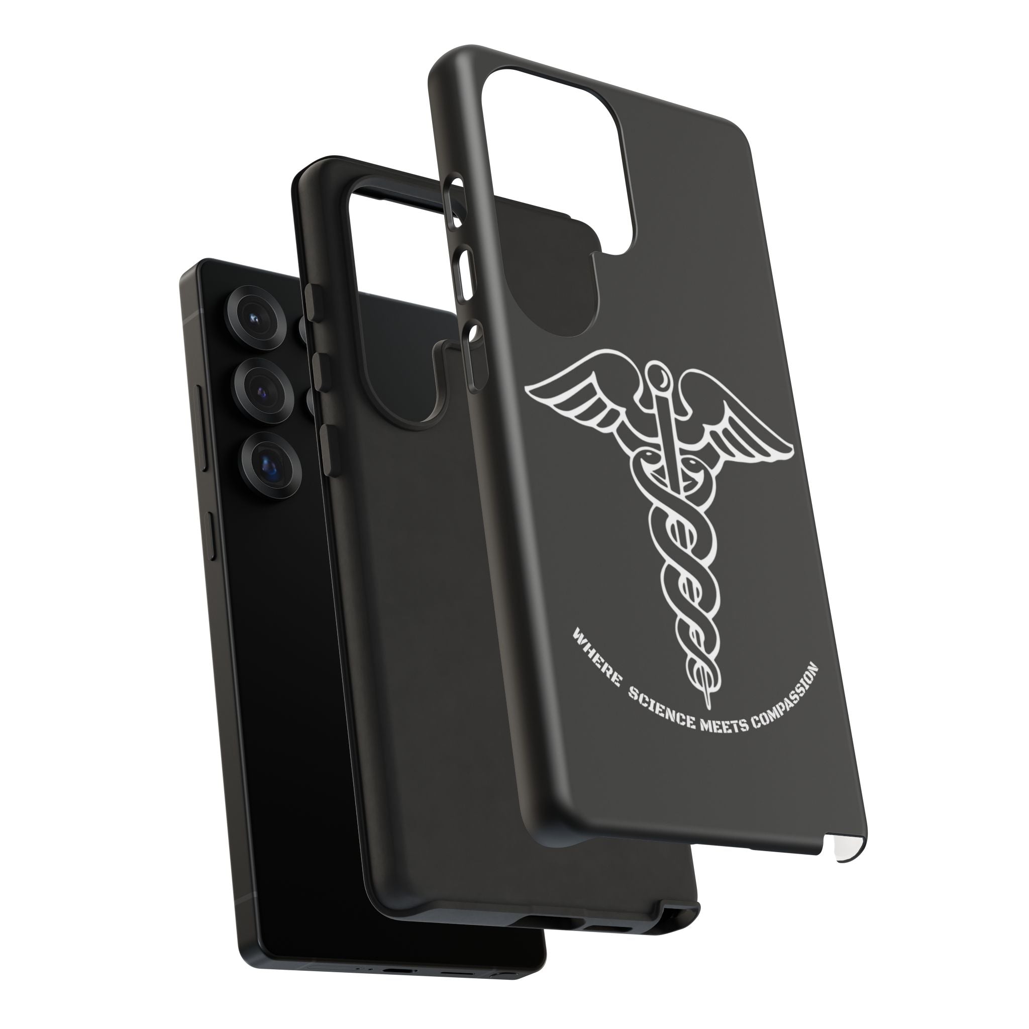 Medical Caduceus Phone Case — "Where Science Meets Compassion" Protective iPhone Cover