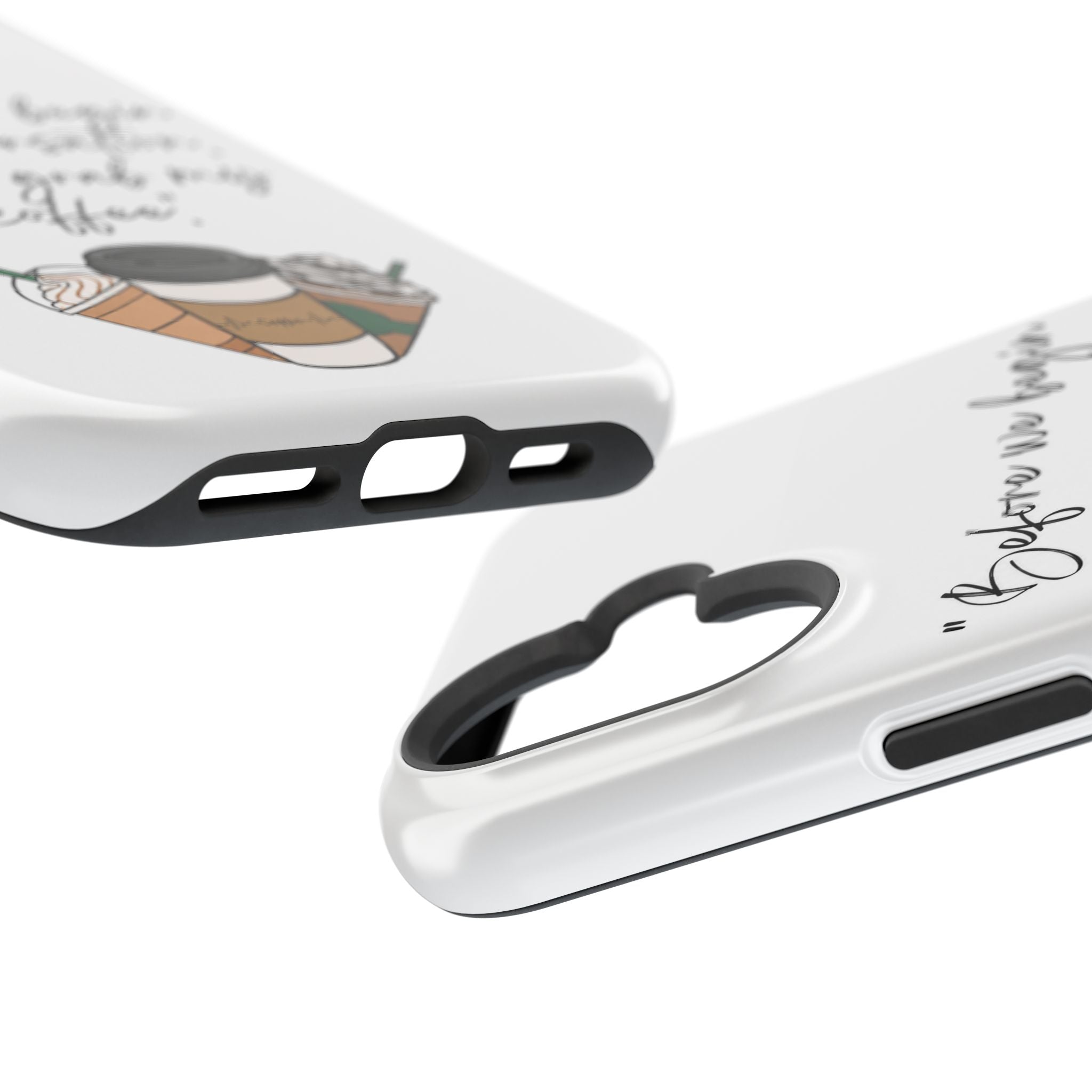 Coffee Quote Magnetic Impact-Resistant Phone Case