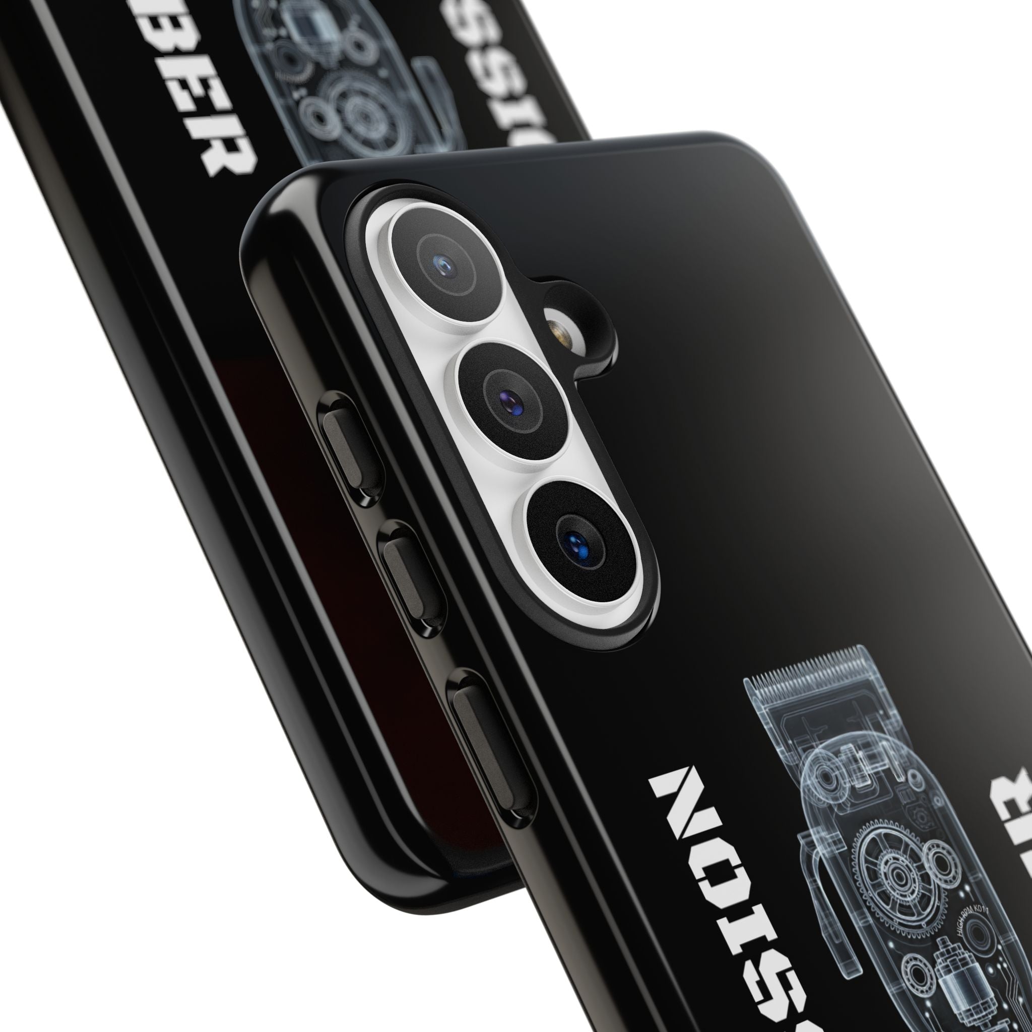 Barber Clip Cord X‑Ray Tough Phone Case – Professional Barber Gift