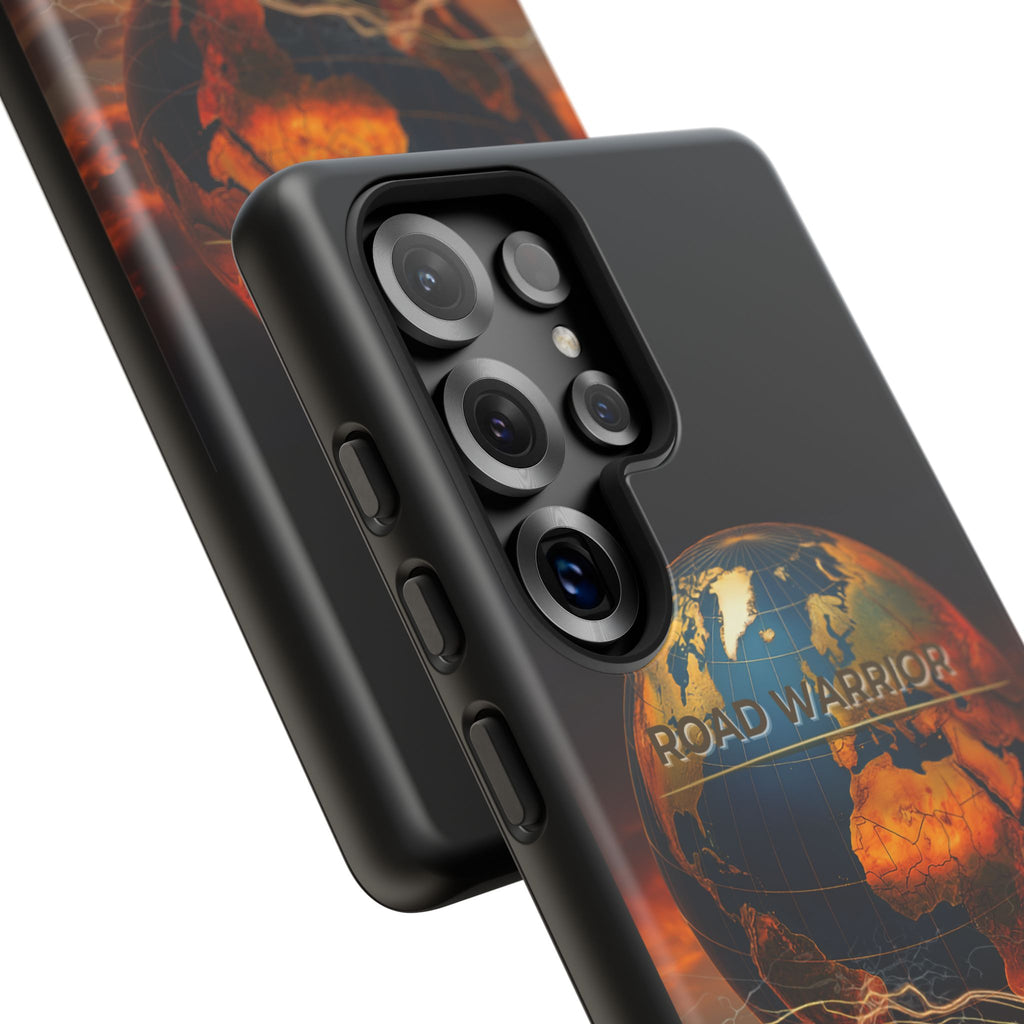 Truck Driver Phone Case — 'Global Road Warrior' Semi Truck Globe Tough Phone Cover