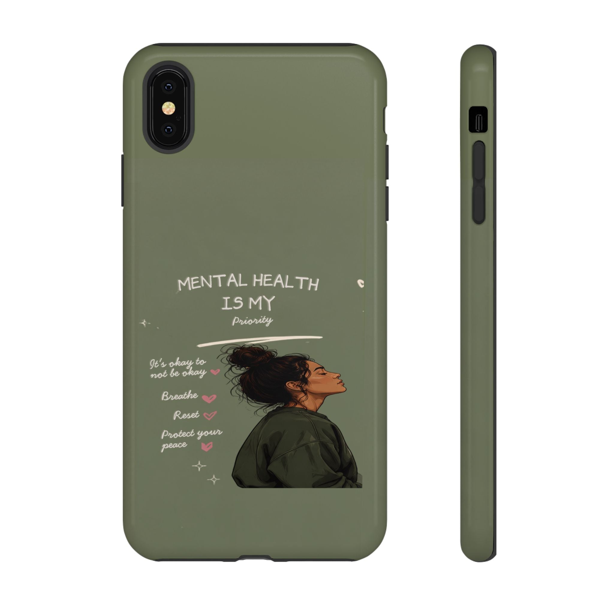 Mental Health Is My Priority Phone Case — Inspirational Protective iPhone Cover