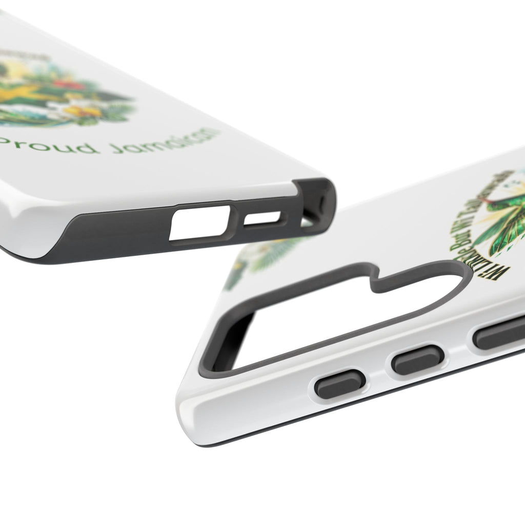 Jamaica Hummingbird Phone Case — “Wi Likkle But Wi Tallawah” Tropical Protective Cover