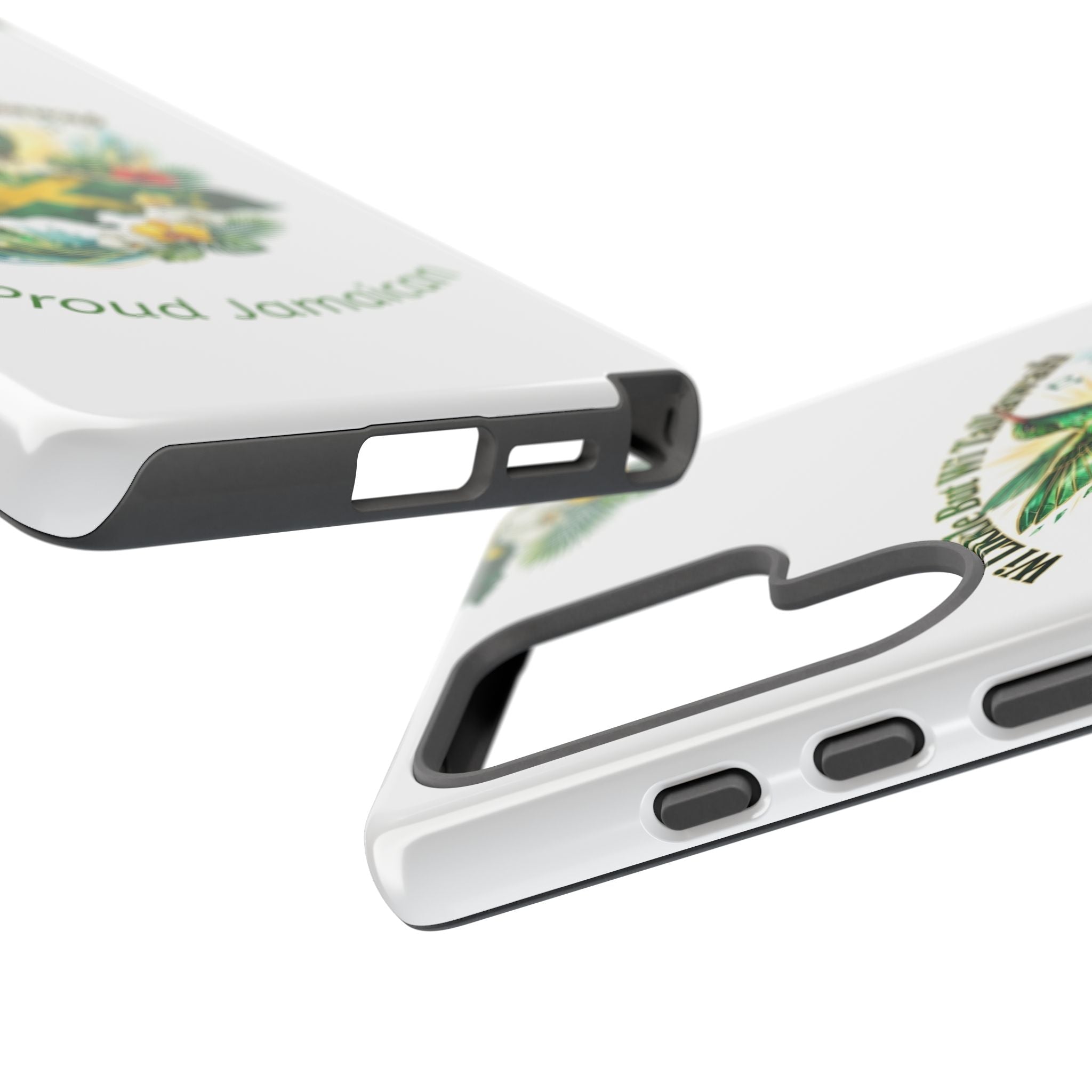Jamaica Hummingbird Phone Case — “Wi Likkle But Wi Tallawah” Tropical Protective Cover