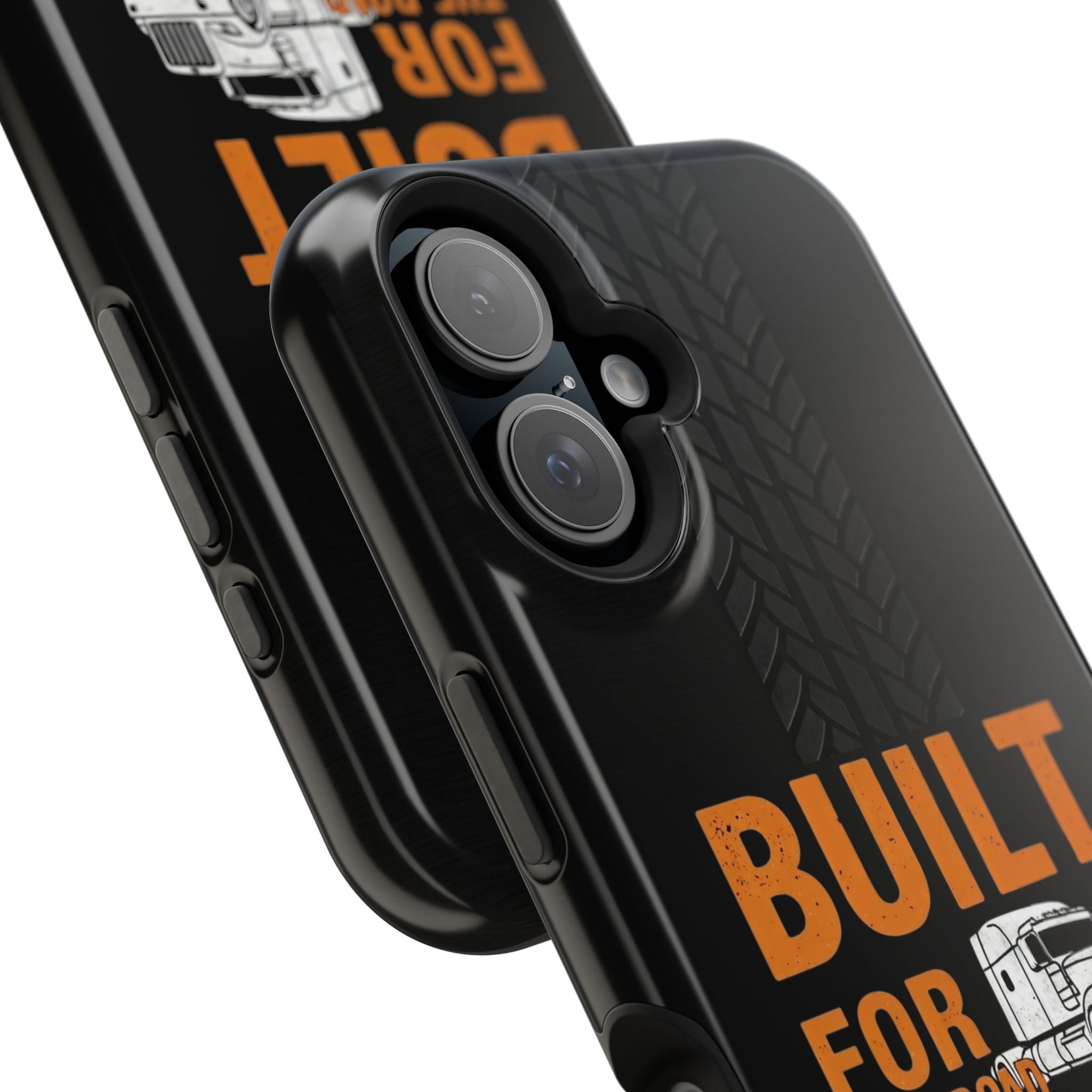 Phone Case — "Built for the Road" Truck Tire-Track Impact-Resistant Case