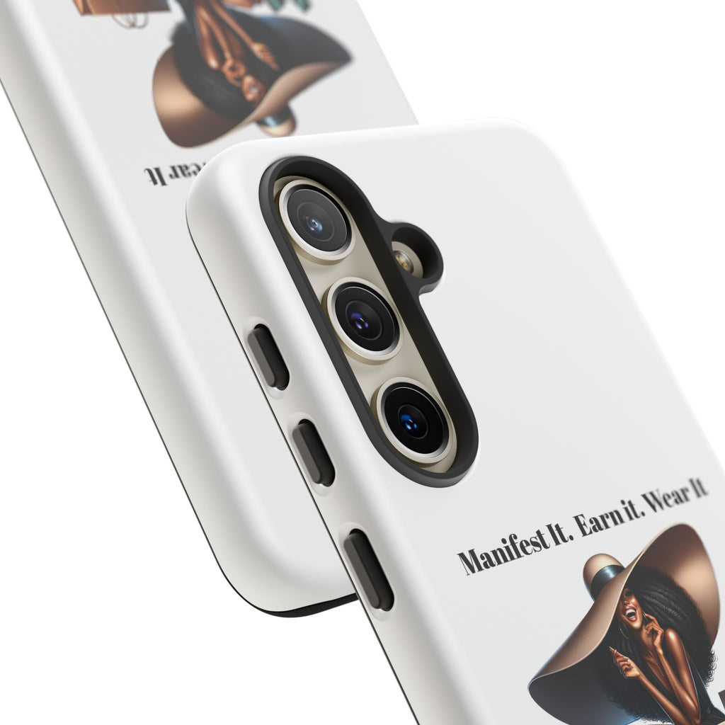 Phone Case - "Manifest It. Earn It. Wear It." Chic Shopper Design