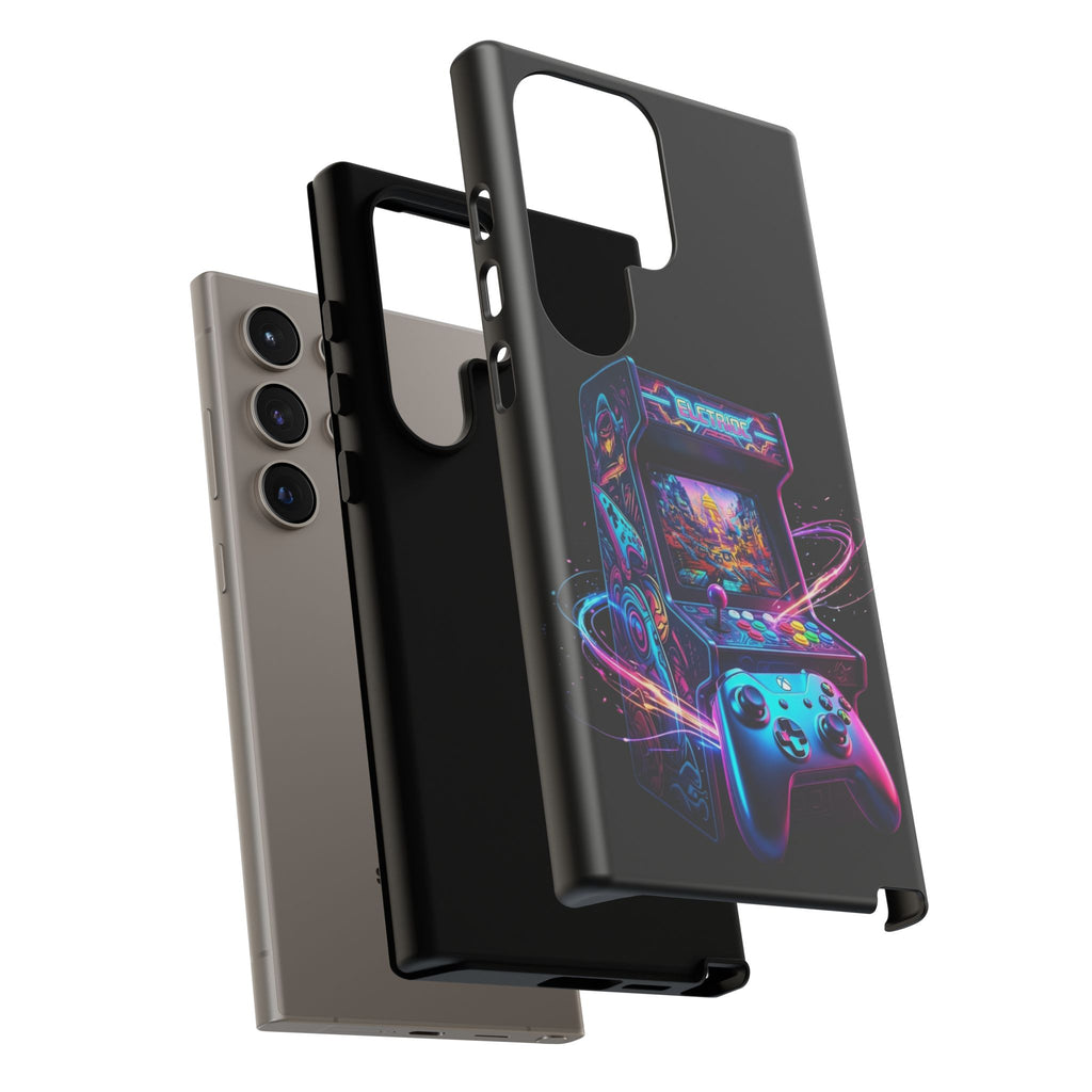 Retro Arcade Phone Case — Neon Gaming Controller Design