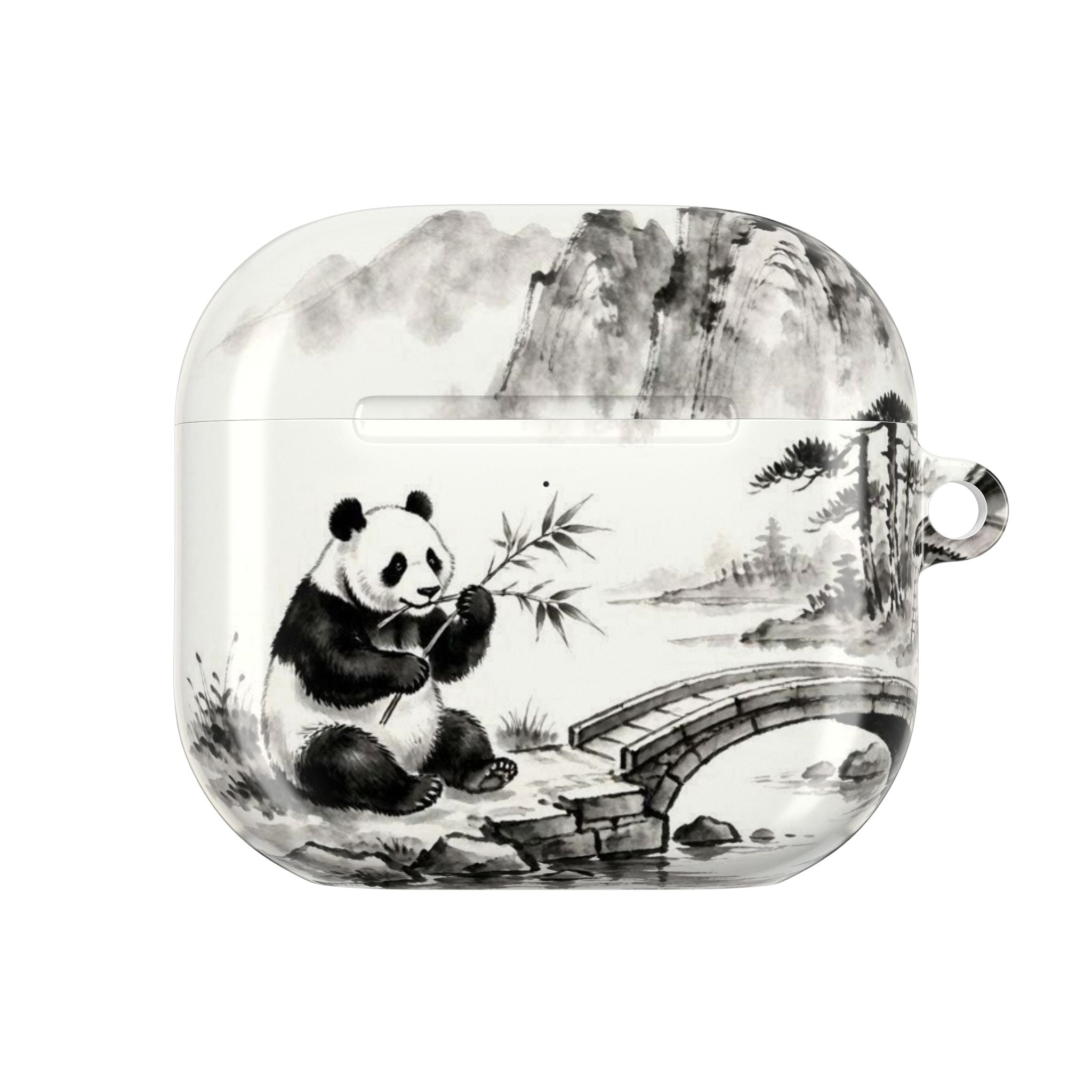 Panda Bamboo Landscape AirPod Case