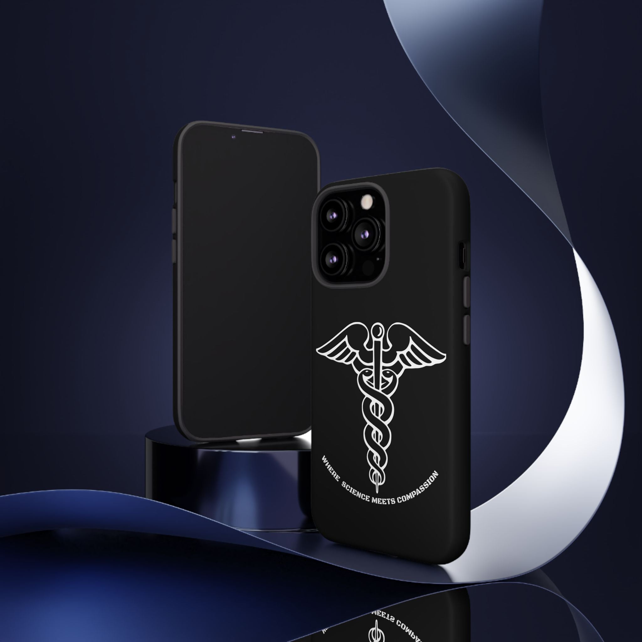 Medical Caduceus Phone Case — "Where Science Meets Compassion" Protective iPhone Cover