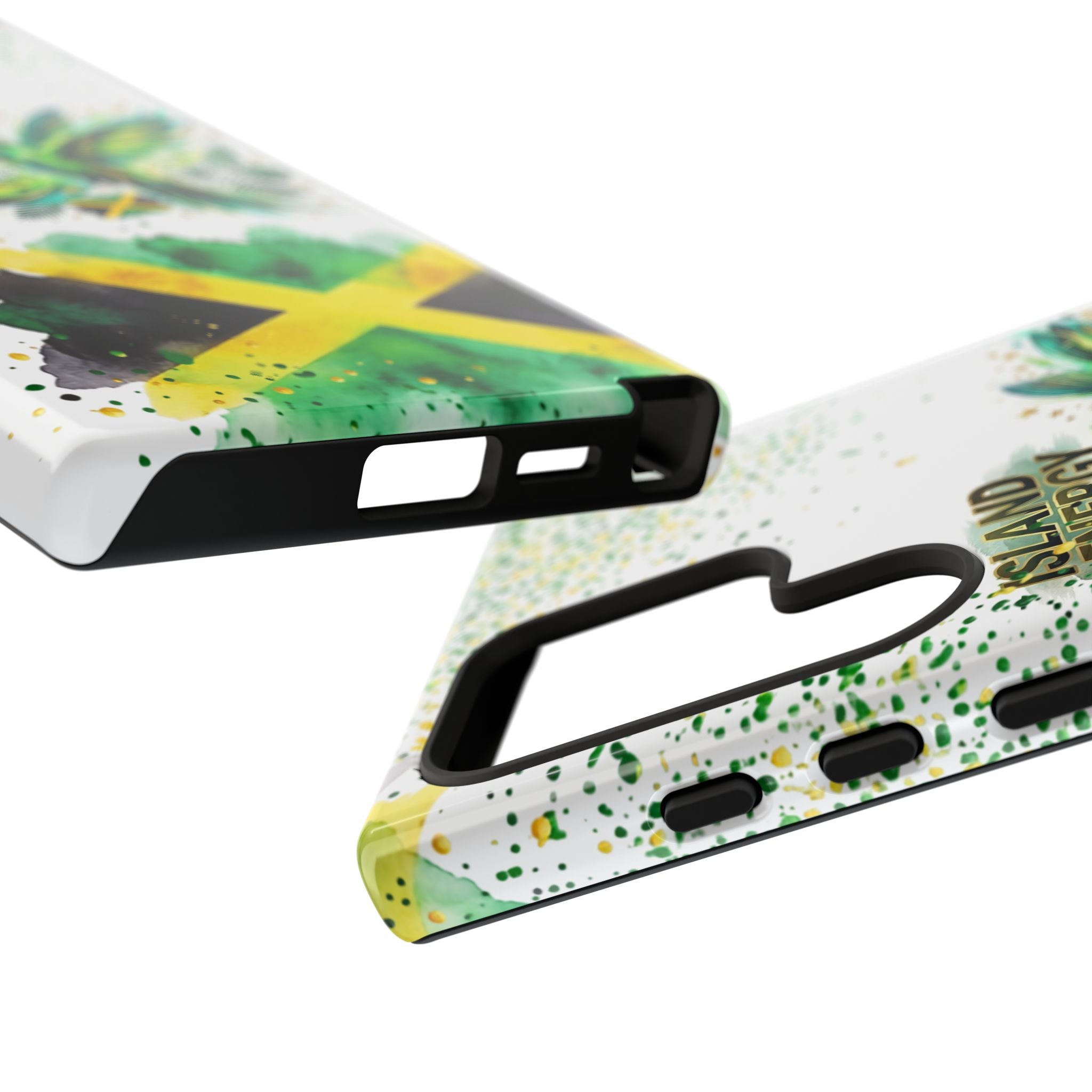 Island Energy Tough Phone Case — Colorful Hummingbird & Tropical Sunset Protective Cover