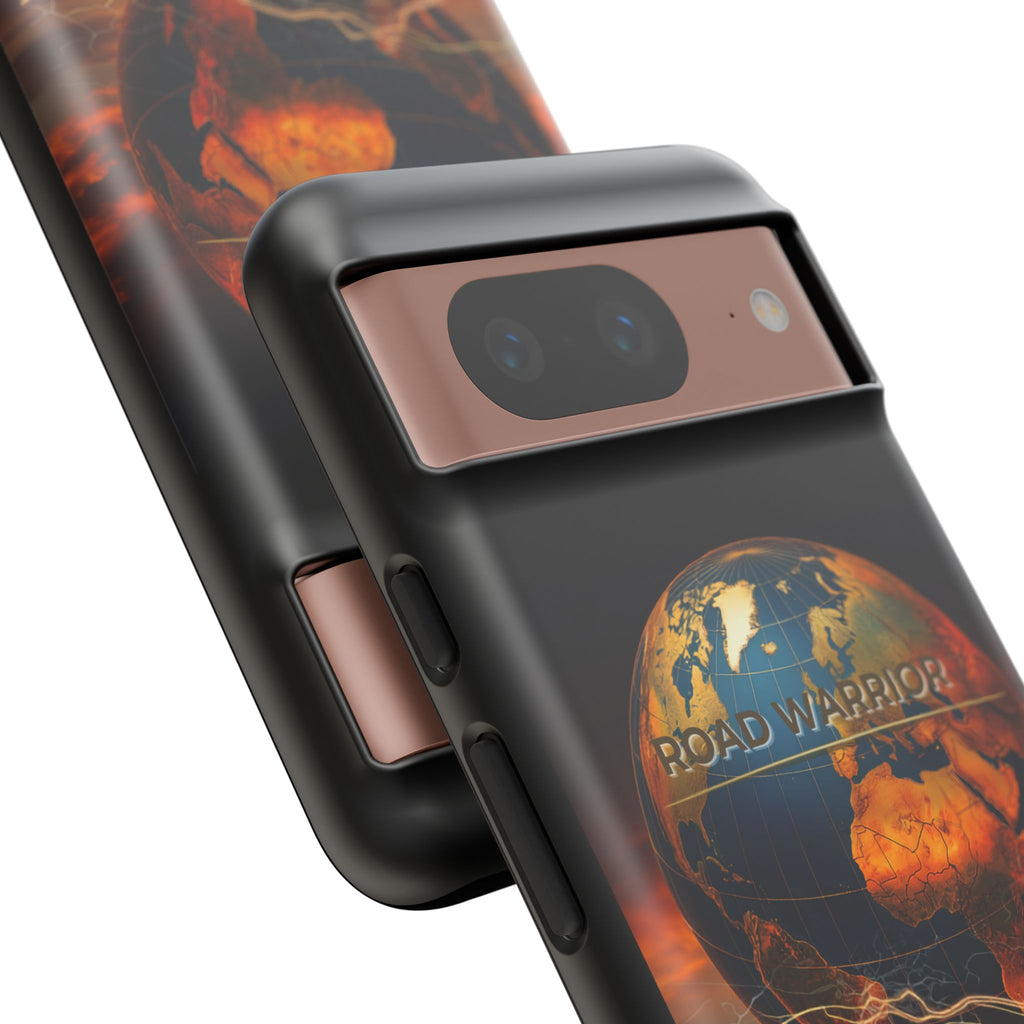 Truck Driver Phone Case — 'Global Road Warrior' Semi Truck Globe Tough Phone Cover