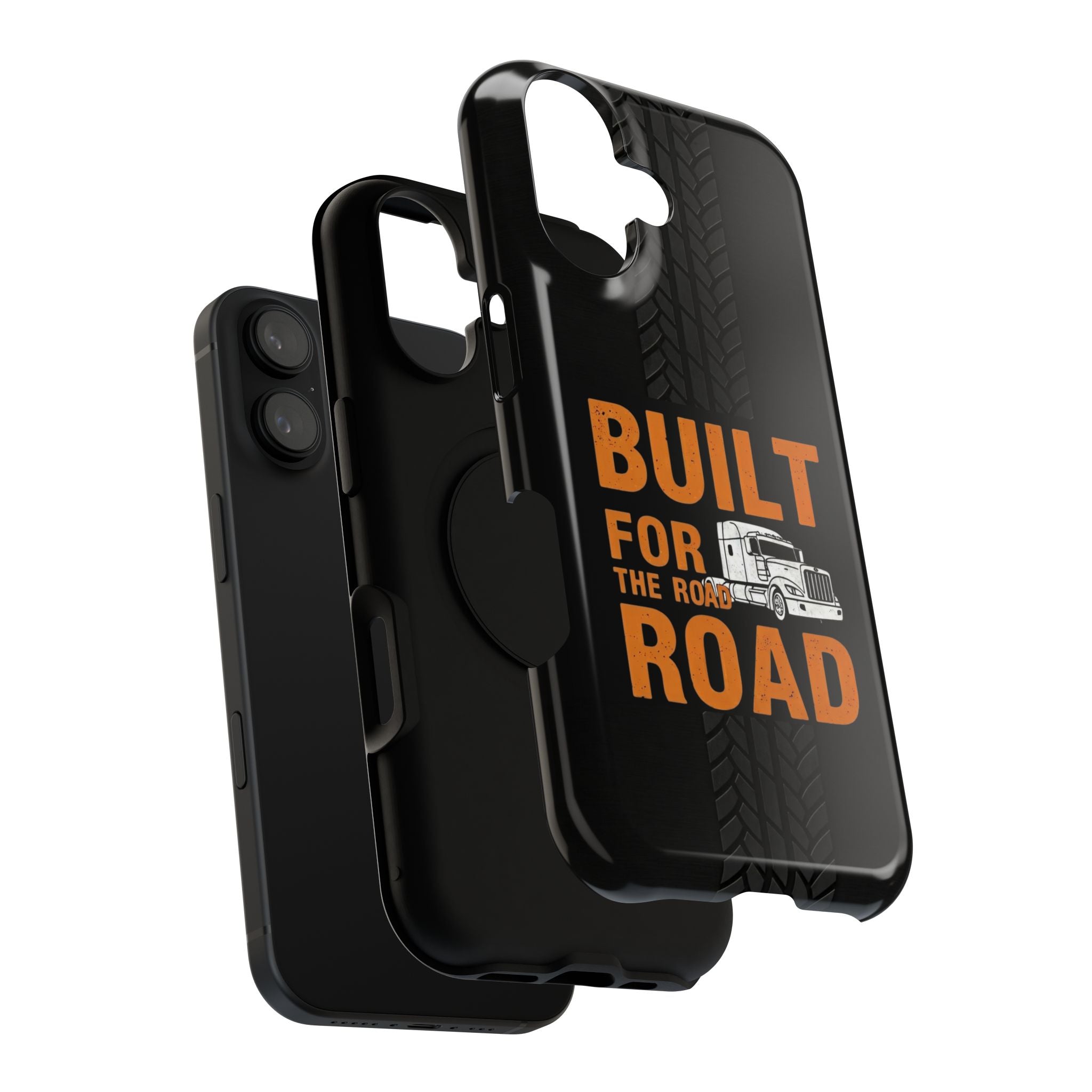 Phone Case — "Built for the Road" Truck Tire-Track Impact-Resistant Case