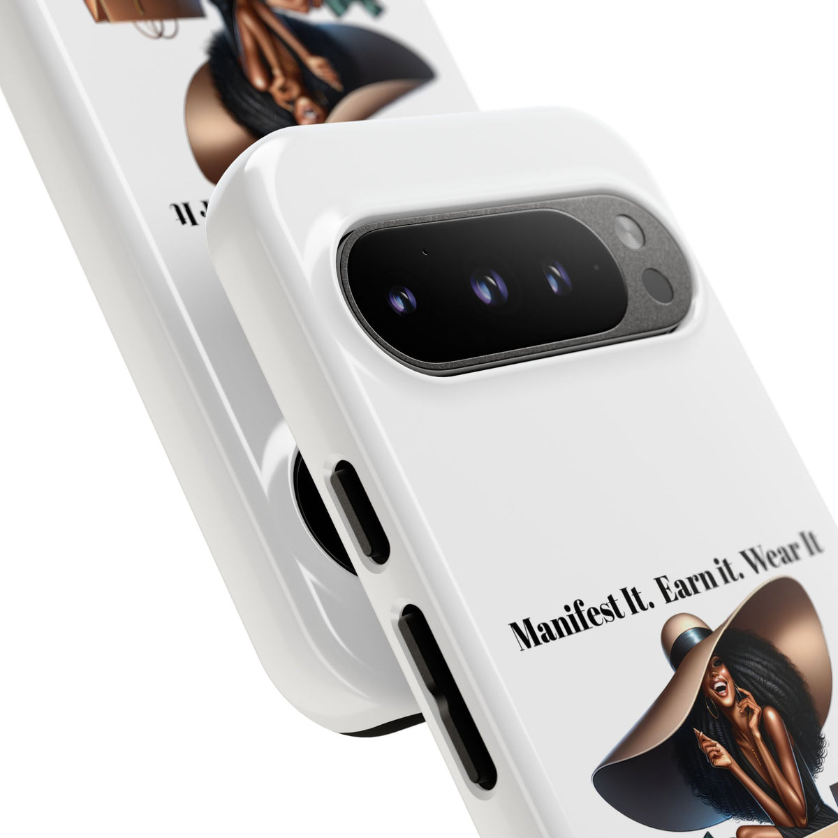 Phone Case - "Manifest It. Earn It. Wear It." Chic Shopper Design
