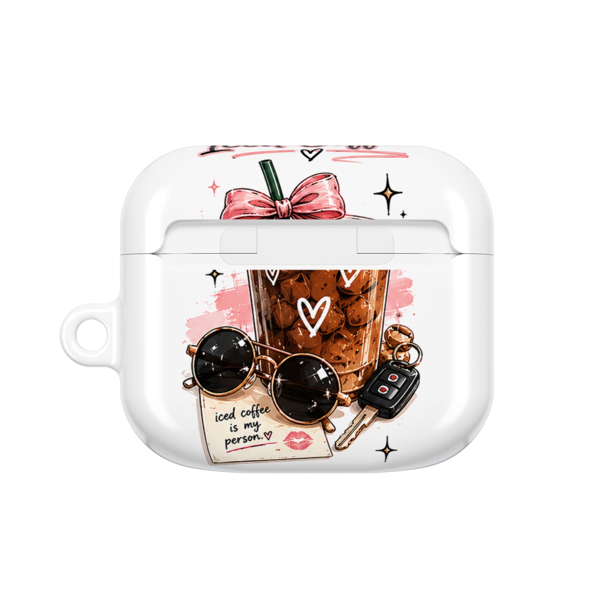 AirPod Case — Iced Coffee Is My Person Cute Graphic Protective Case