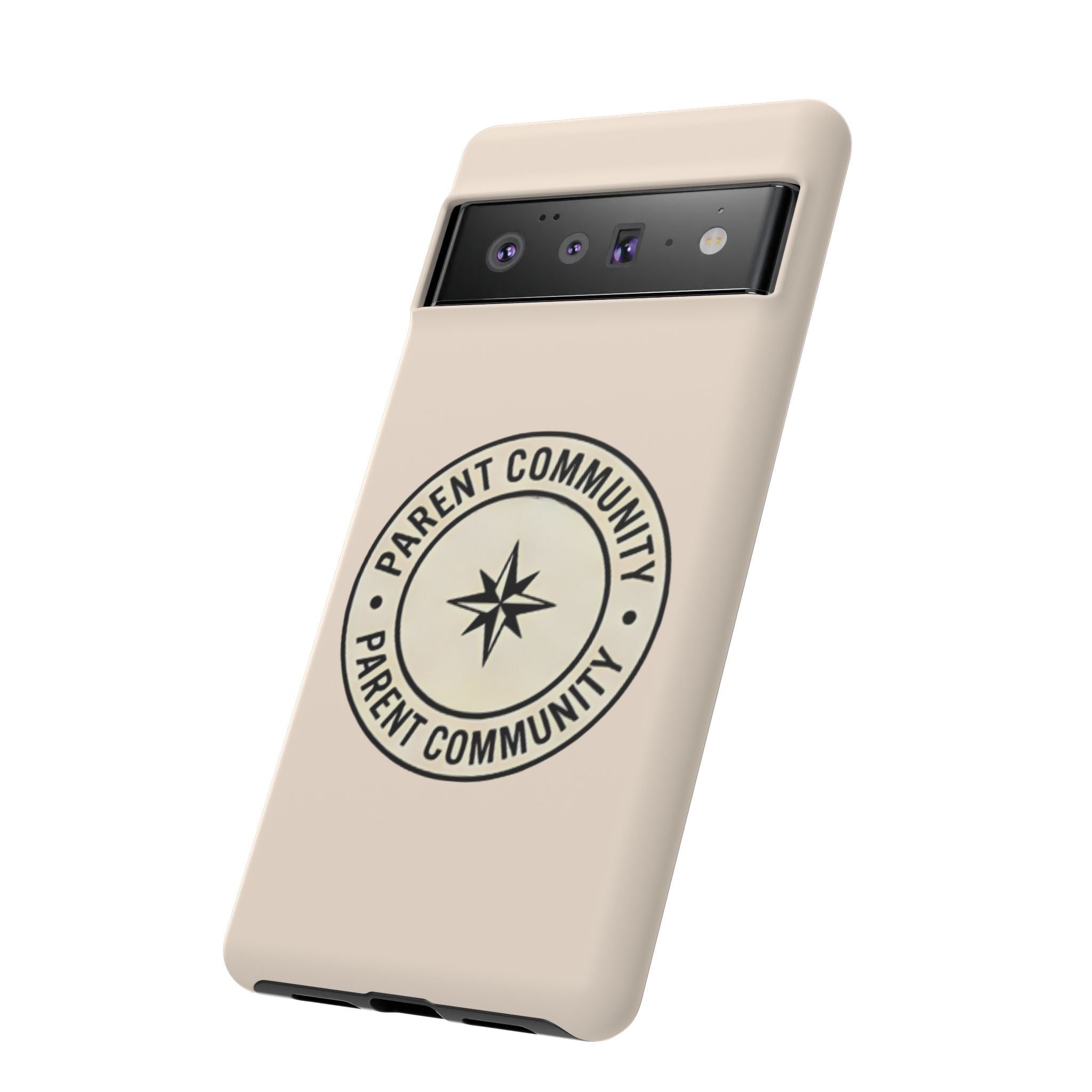 Parent Community Tough Phone Case — Durable Compass Logo Protective Cover