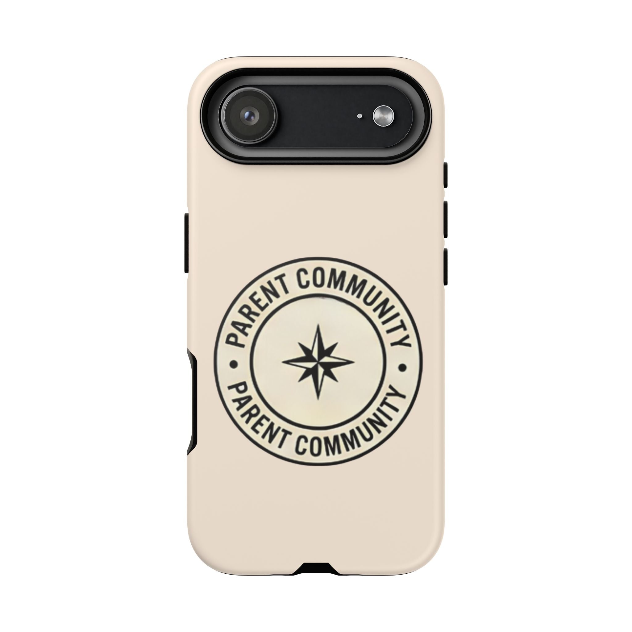 Parent Community Tough Phone Case — Durable Compass Logo Protective Cover