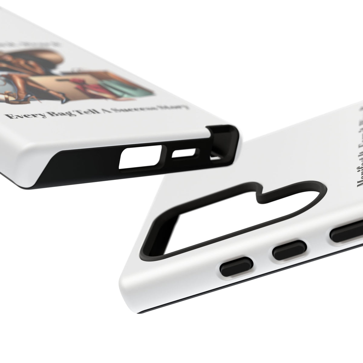 Phone Case - "Manifest It. Earn It. Wear It." Chic Shopper Design