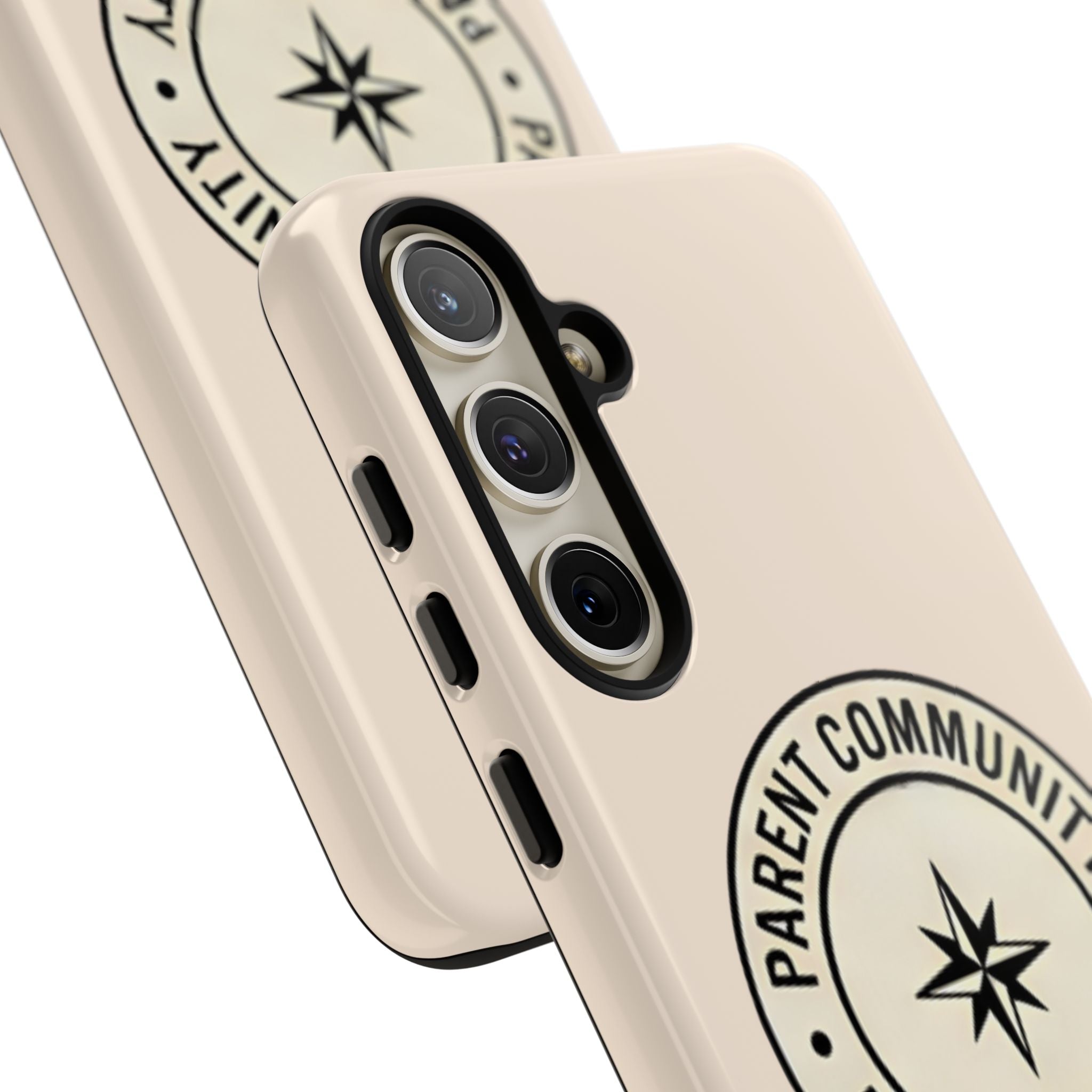 Parent Community Tough Phone Case — Durable Compass Logo Protective Cover