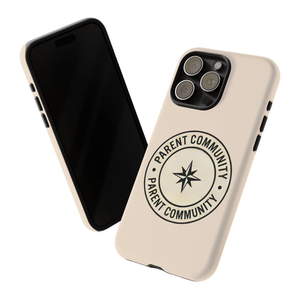 Parent Community Tough Phone Case — Durable Compass Logo Protective Cover