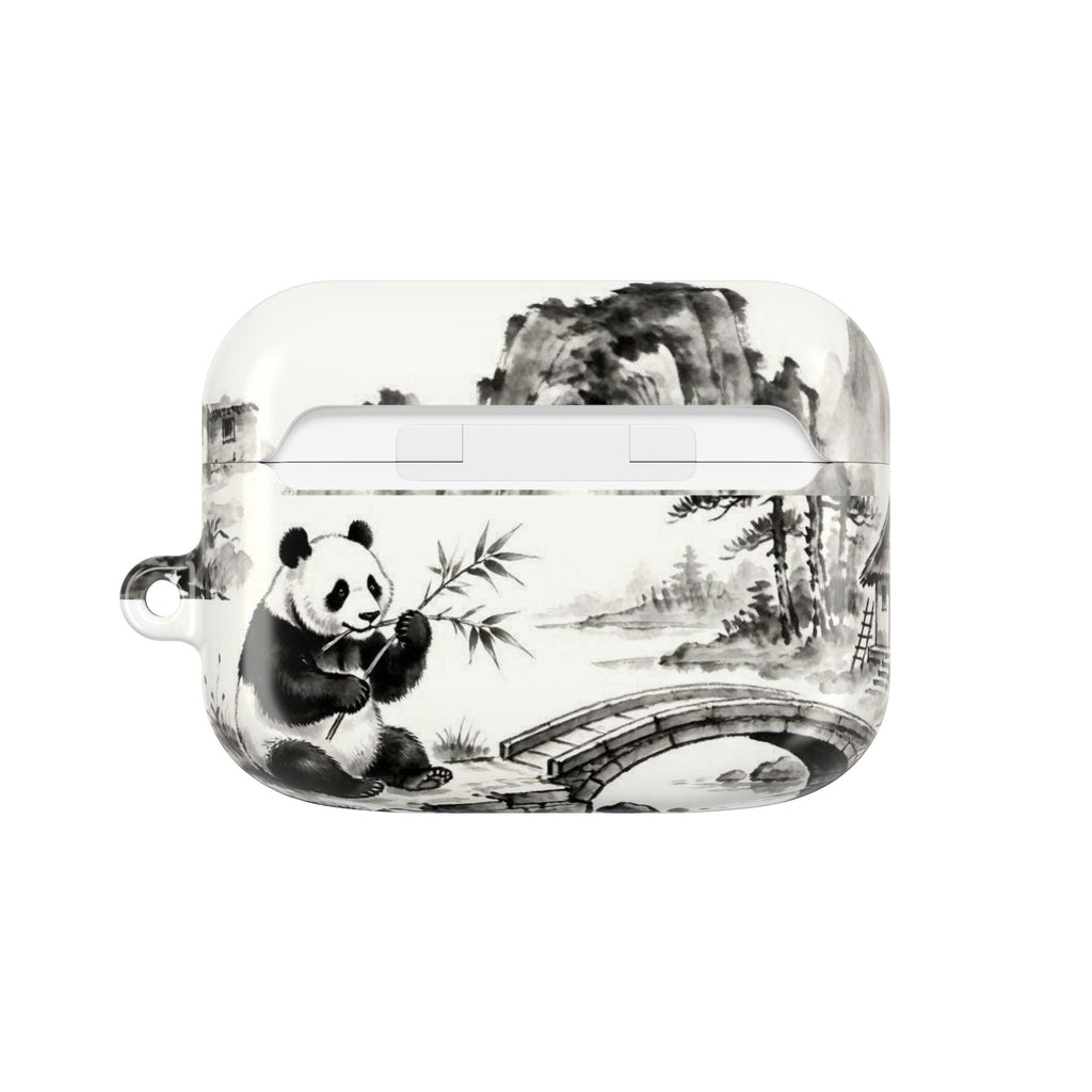 Panda Bamboo Landscape AirPod Case