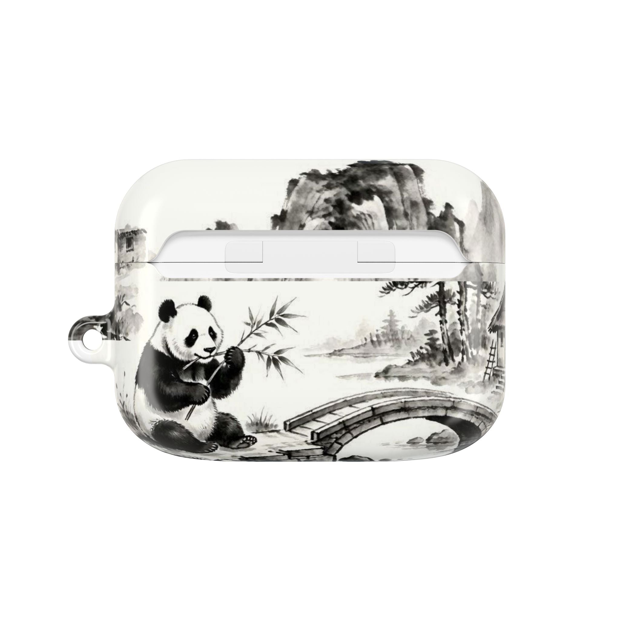 Panda Bamboo Landscape AirPod Case