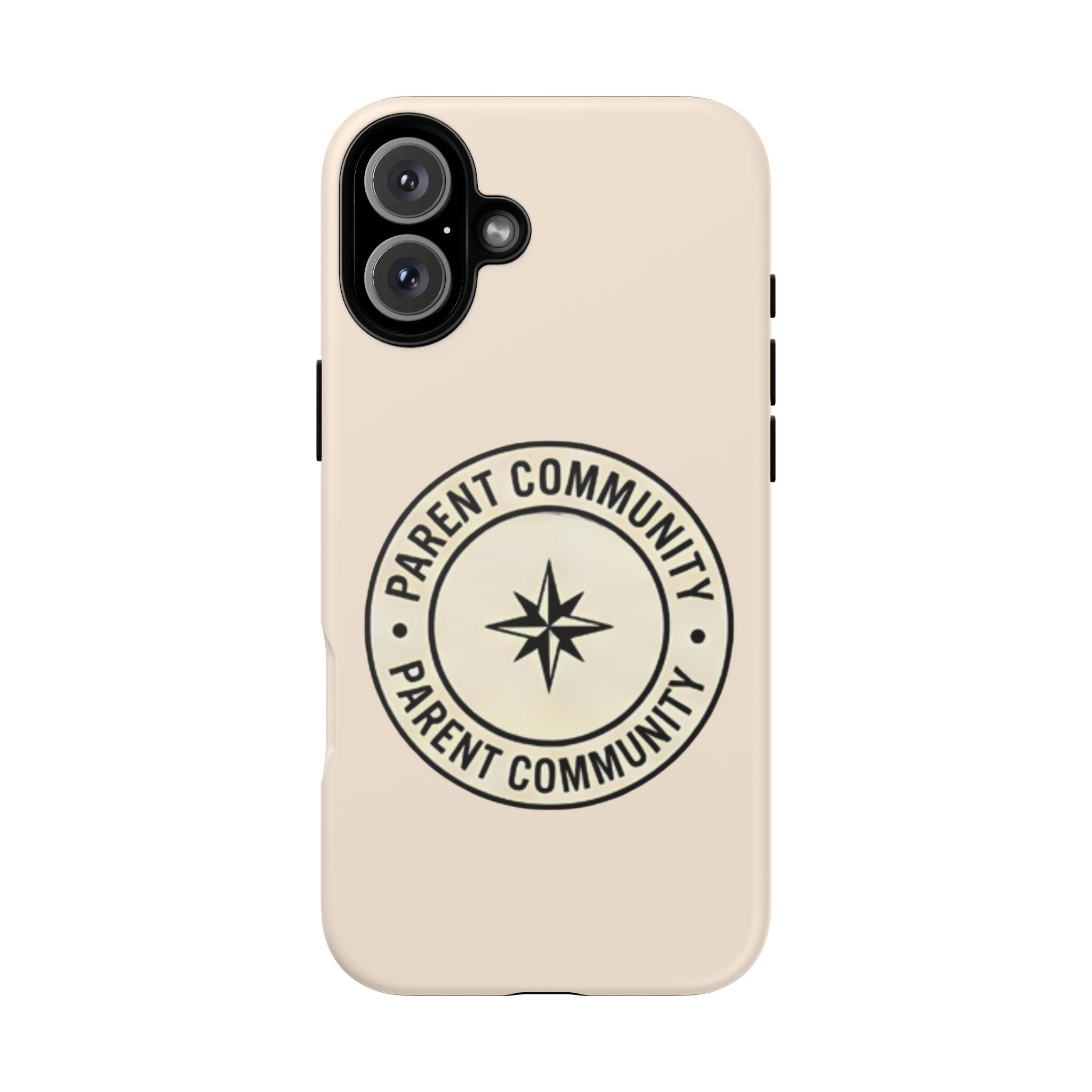 Parent Community Tough Phone Case — Durable Compass Logo Protective Cover