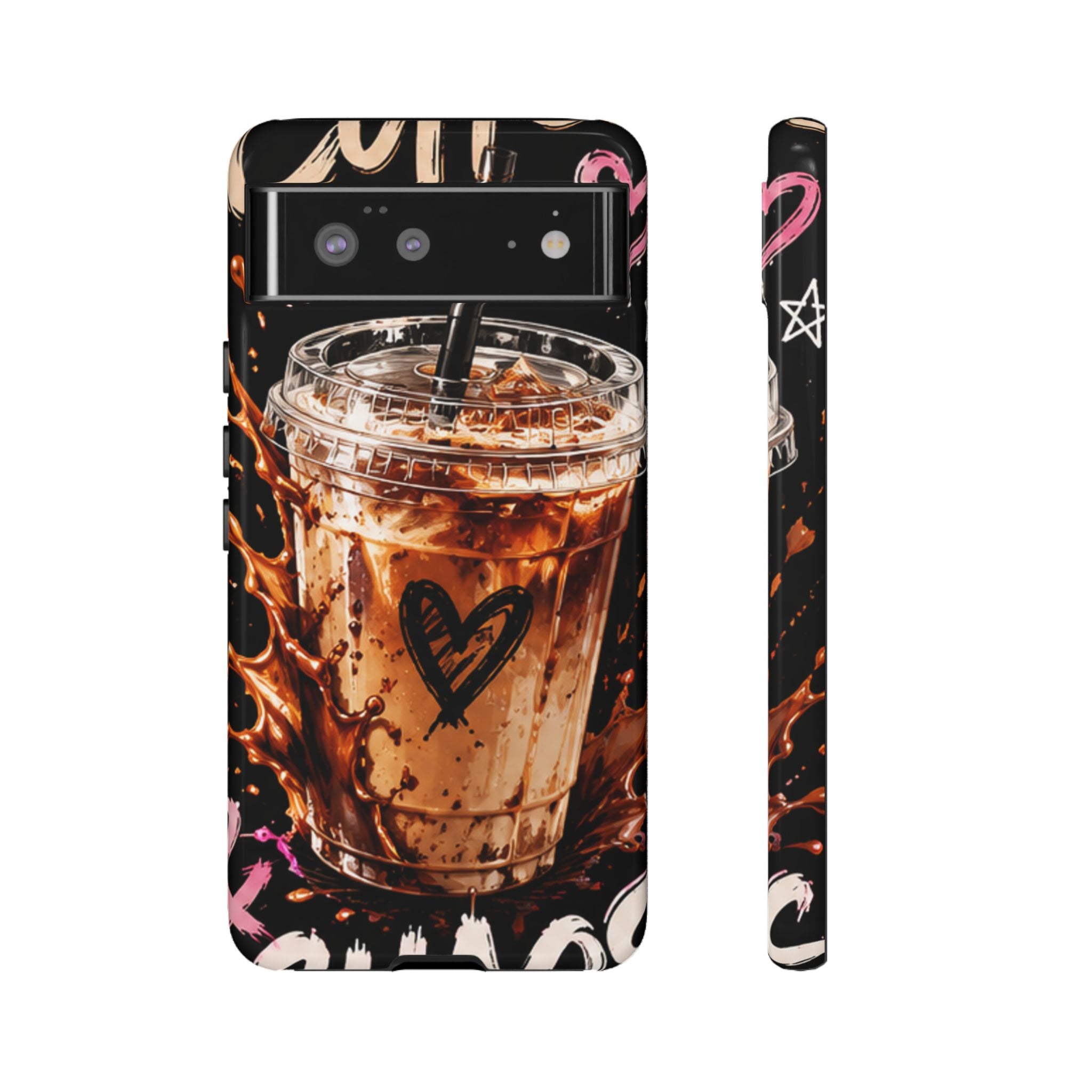 Iced Coffee Phone Case – 'Iced Coffee latte: Stylish Protective Case