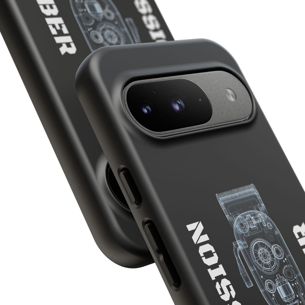 Barber Clip Cord X‑Ray Tough Phone Case – Professional Barber Gift