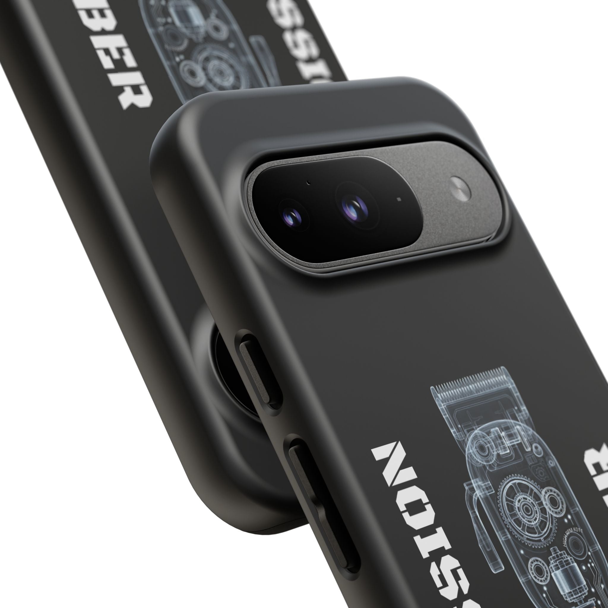 Barber Clip Cord X‑Ray Tough Phone Case – Professional Barber Gift