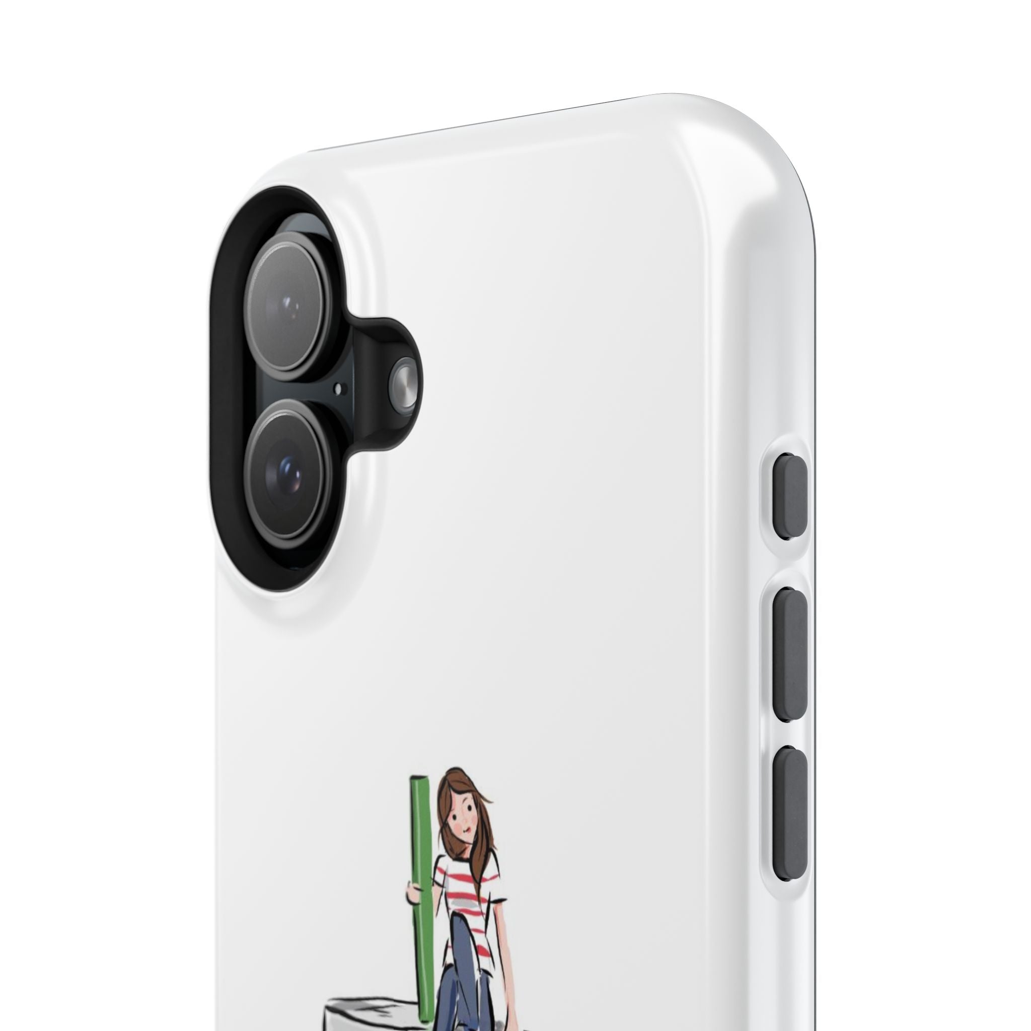 Iced Coffee & Me Phone Case — Cute Illustration 'Emotional Support Iced Coffee' Impact-Resistant Case