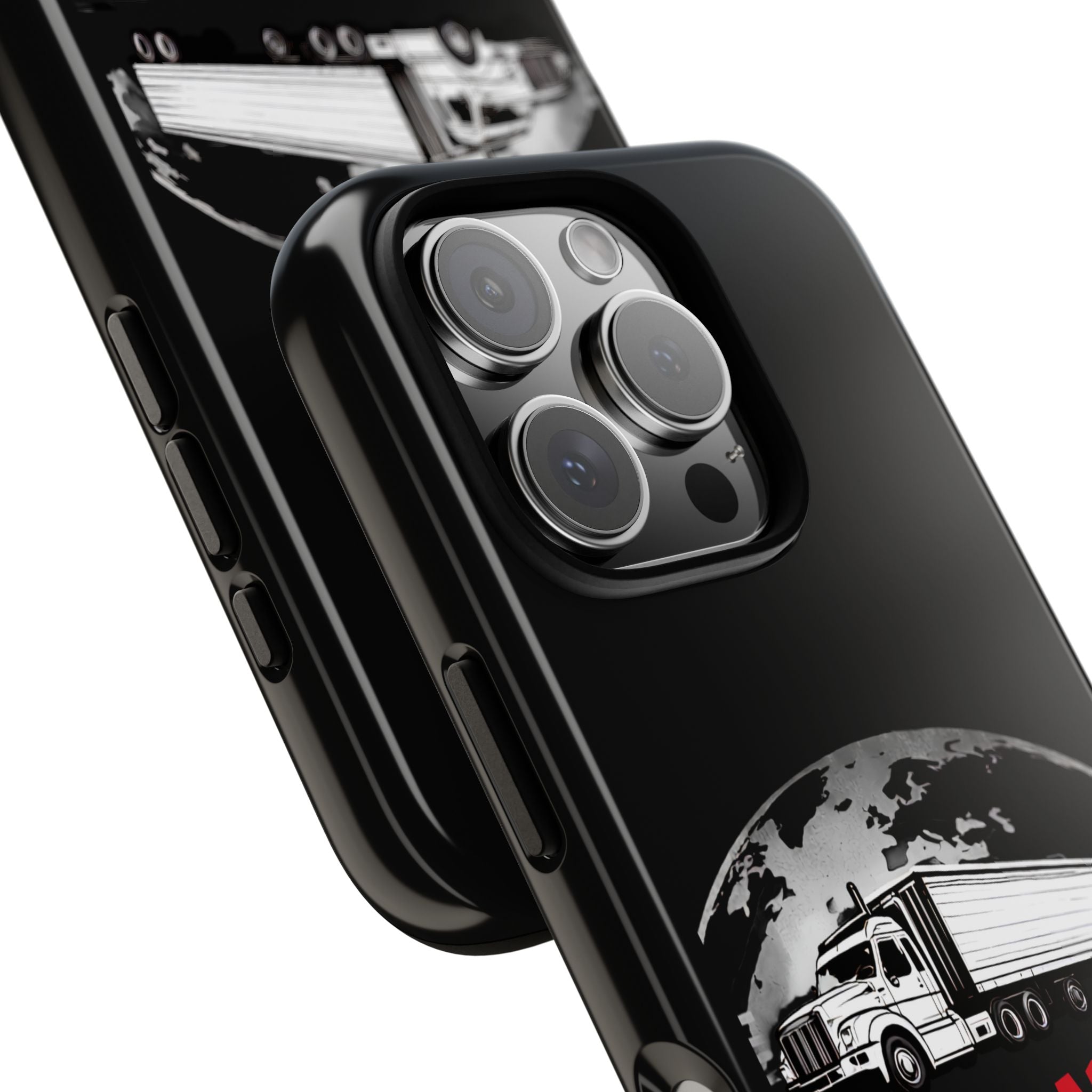 Truck Driver Phone Case - "My Daddy Keeps The World Rolling" Protective Cover