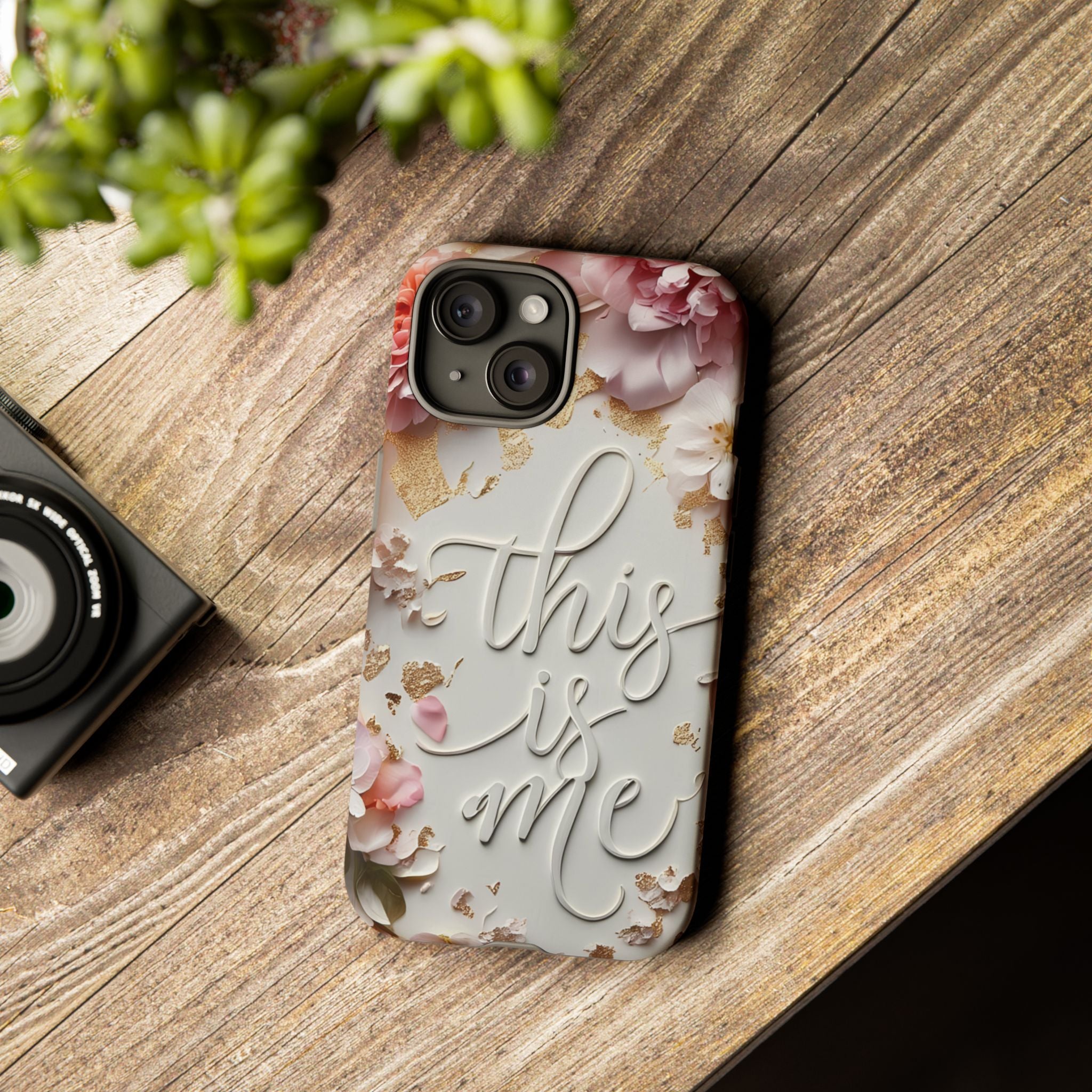 Phone Case — "This Is Me" Floral Tough Case