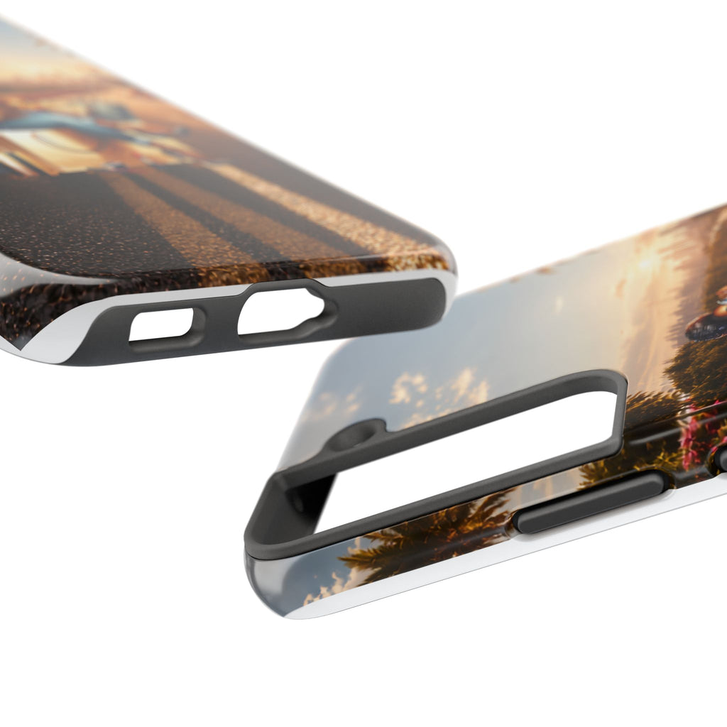 Sunset Roadtrip Tough Phone Case — Relaxed Traveler Design
