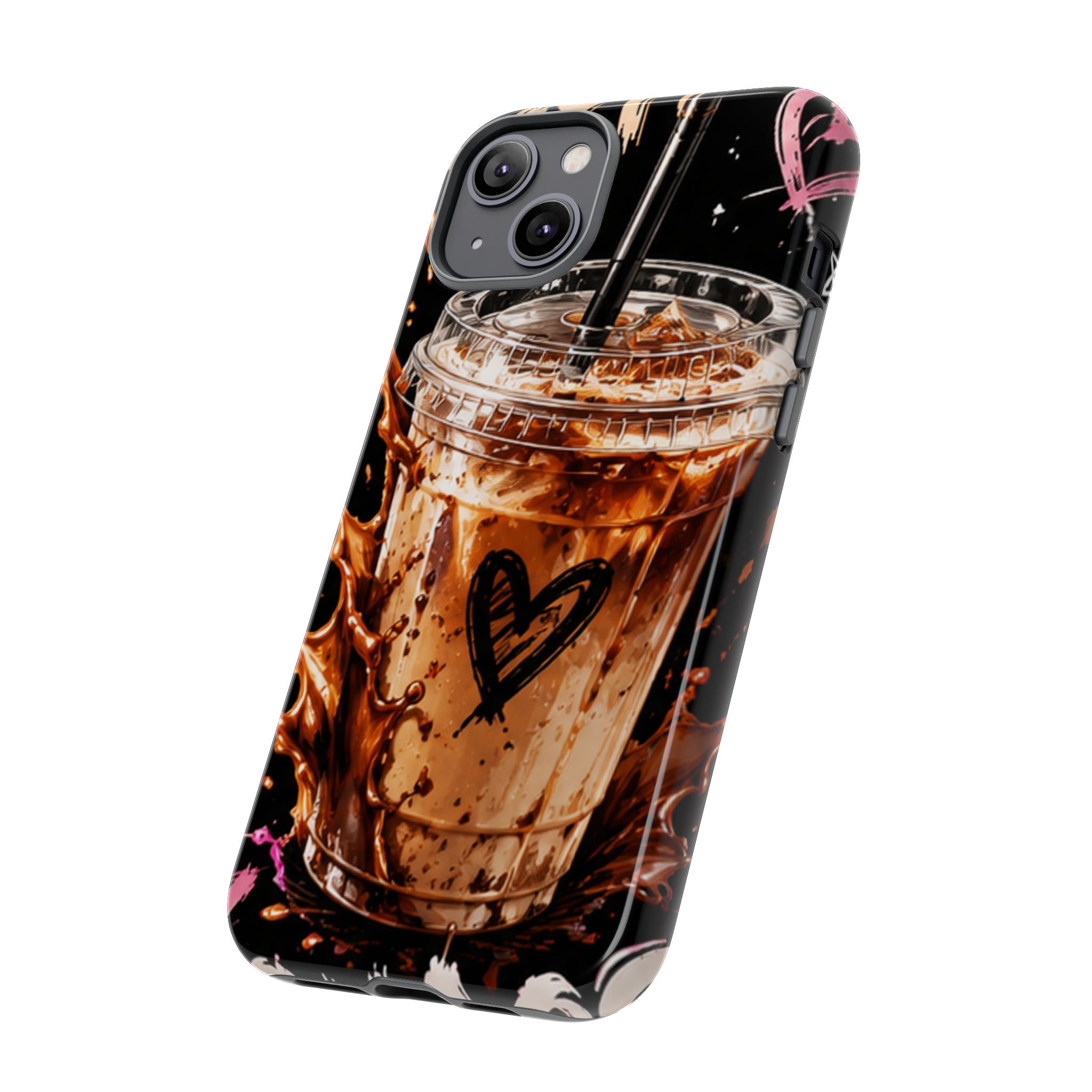 Iced Coffee Phone Case – 'Iced Coffee latte: Stylish Protective Case