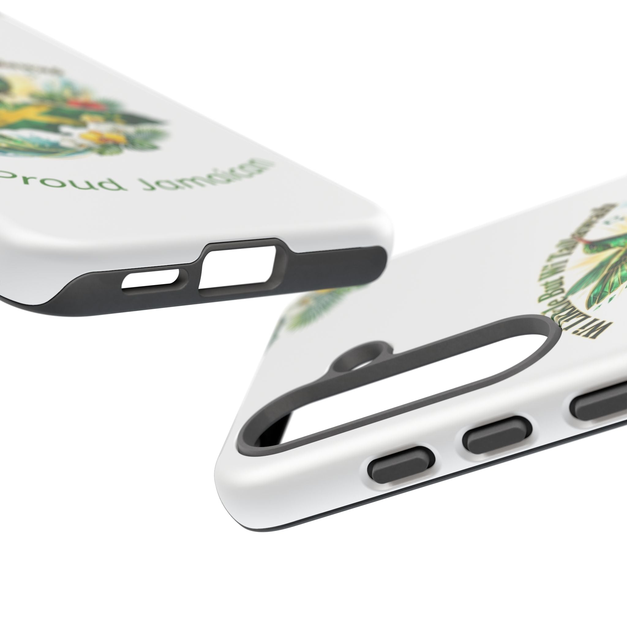 Jamaica Hummingbird Phone Case — “Wi Likkle But Wi Tallawah” Tropical Protective Cover
