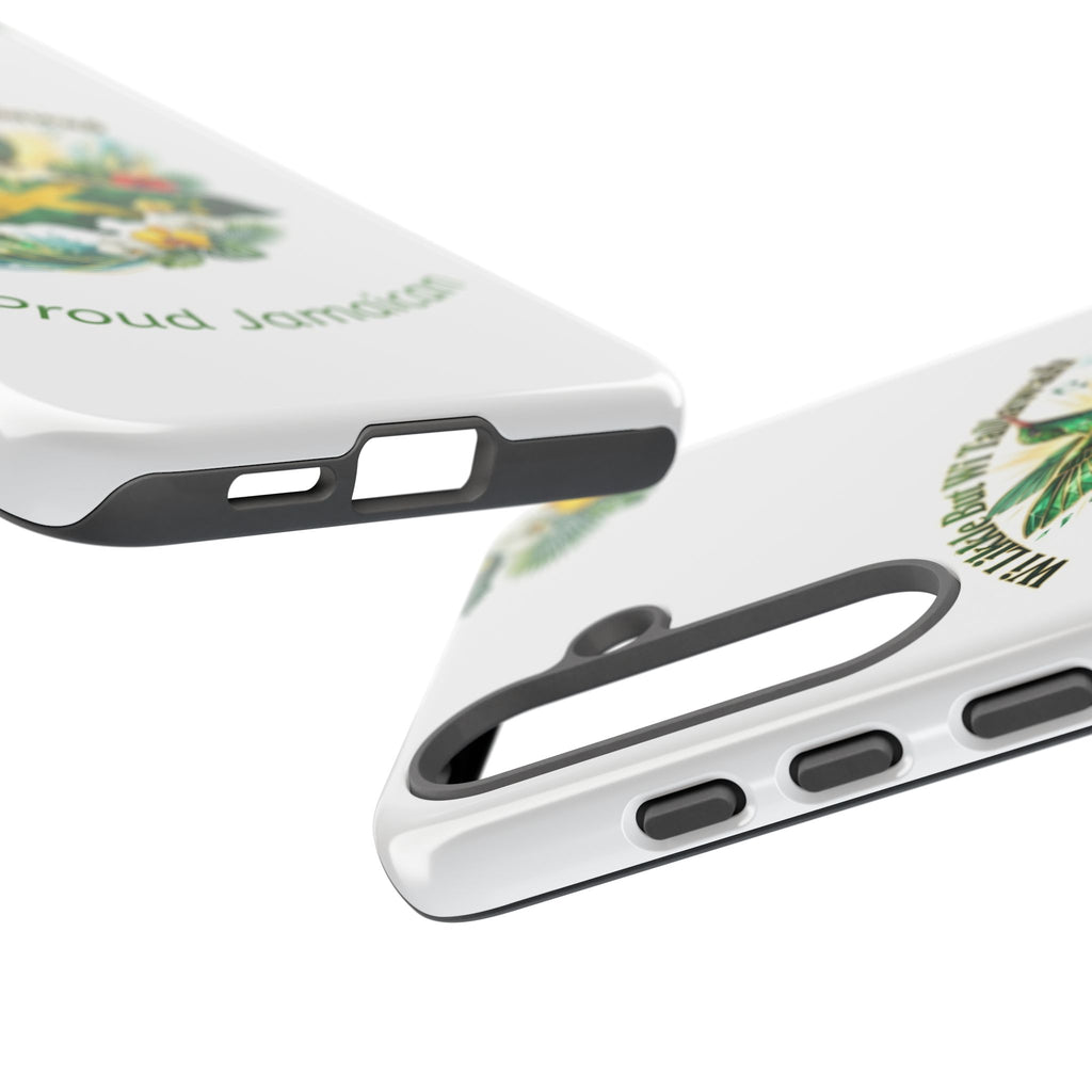 Jamaica Hummingbird Phone Case — “Wi Likkle But Wi Tallawah” Tropical Protective Cover