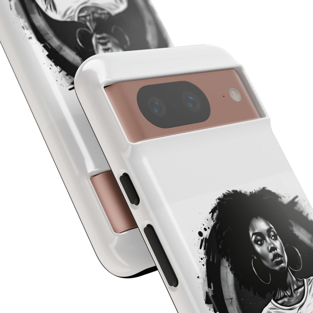 Phone Case — "Long Haul Loyalty" Black & White Portrait Protective Case