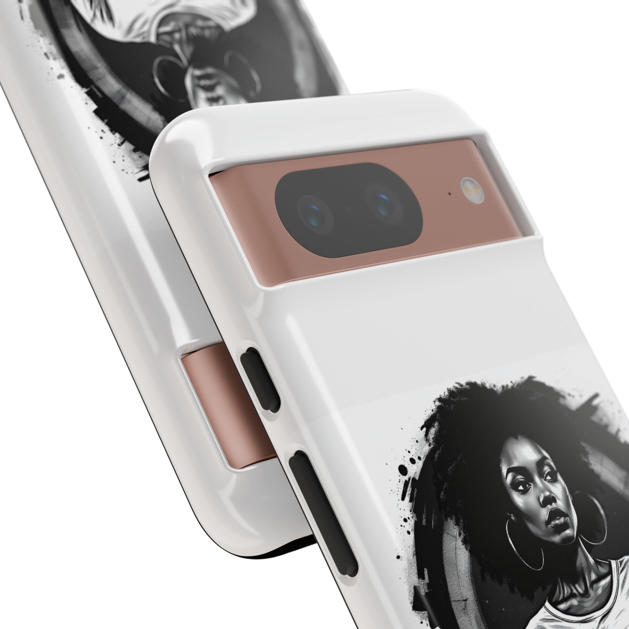 Phone Case — "Long Haul Loyalty" Black & White Portrait Protective Case