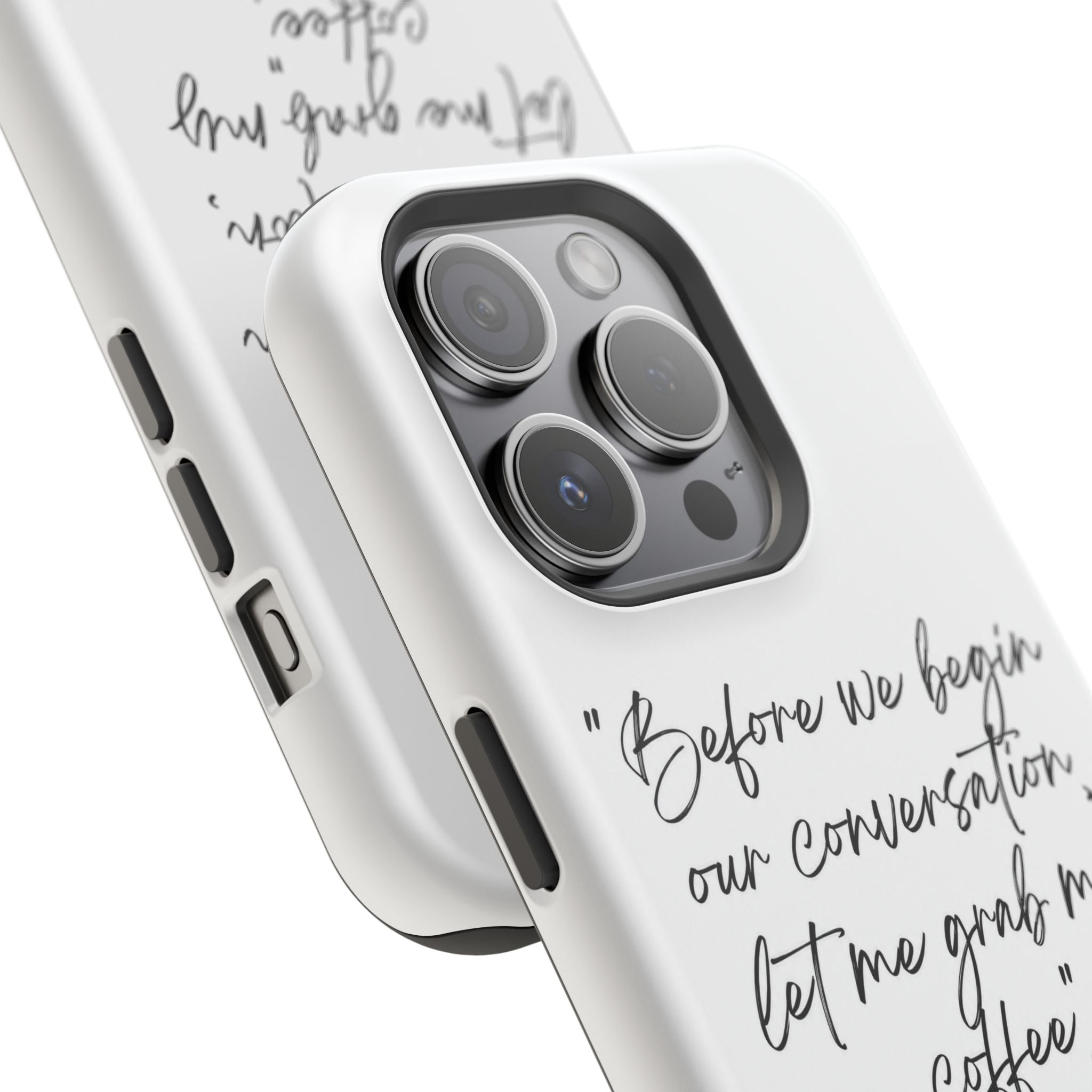 Coffee Quote Magnetic Impact-Resistant Phone Case