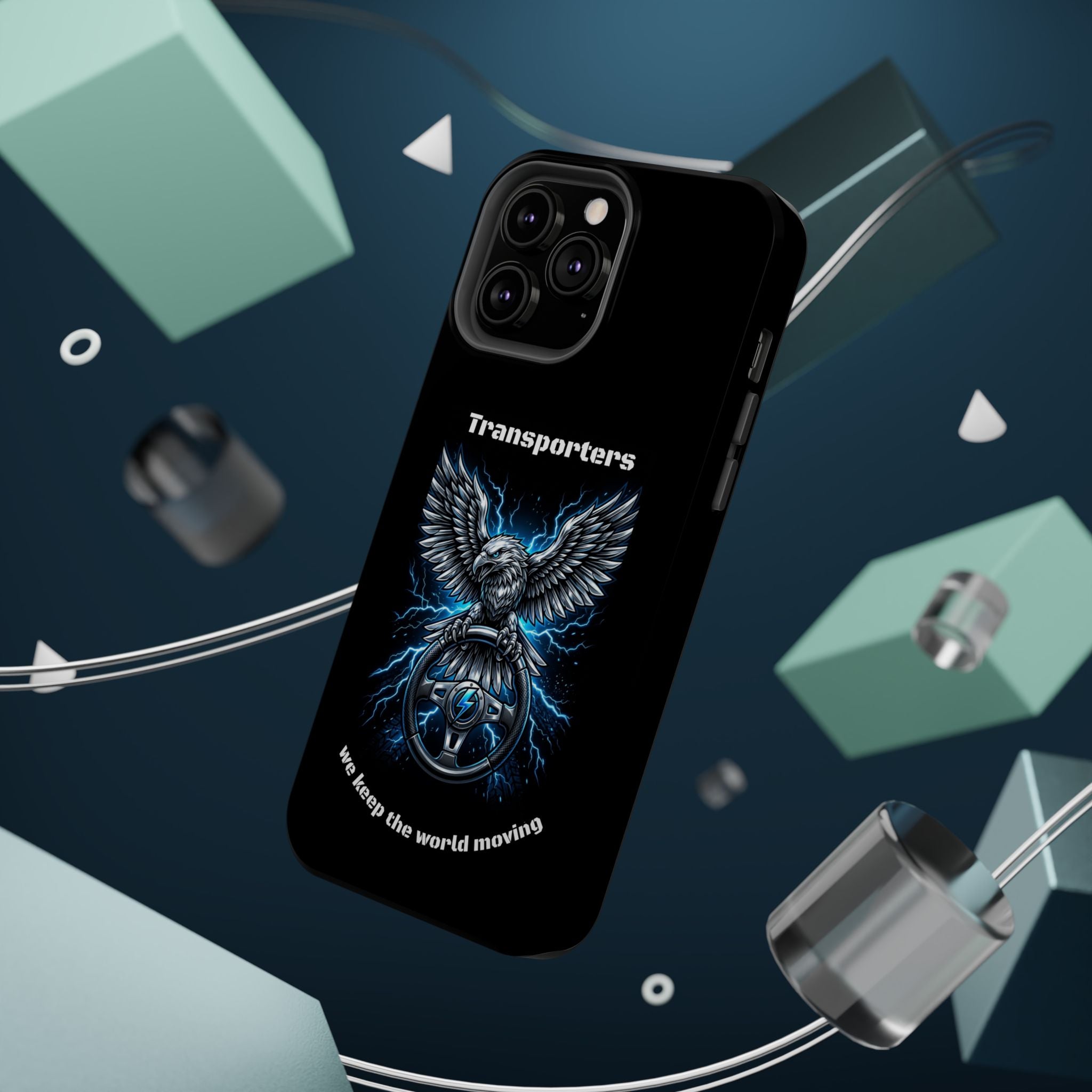 Electric Raven Magnetic Phone Case — Impact‑Resistant Protective Cover