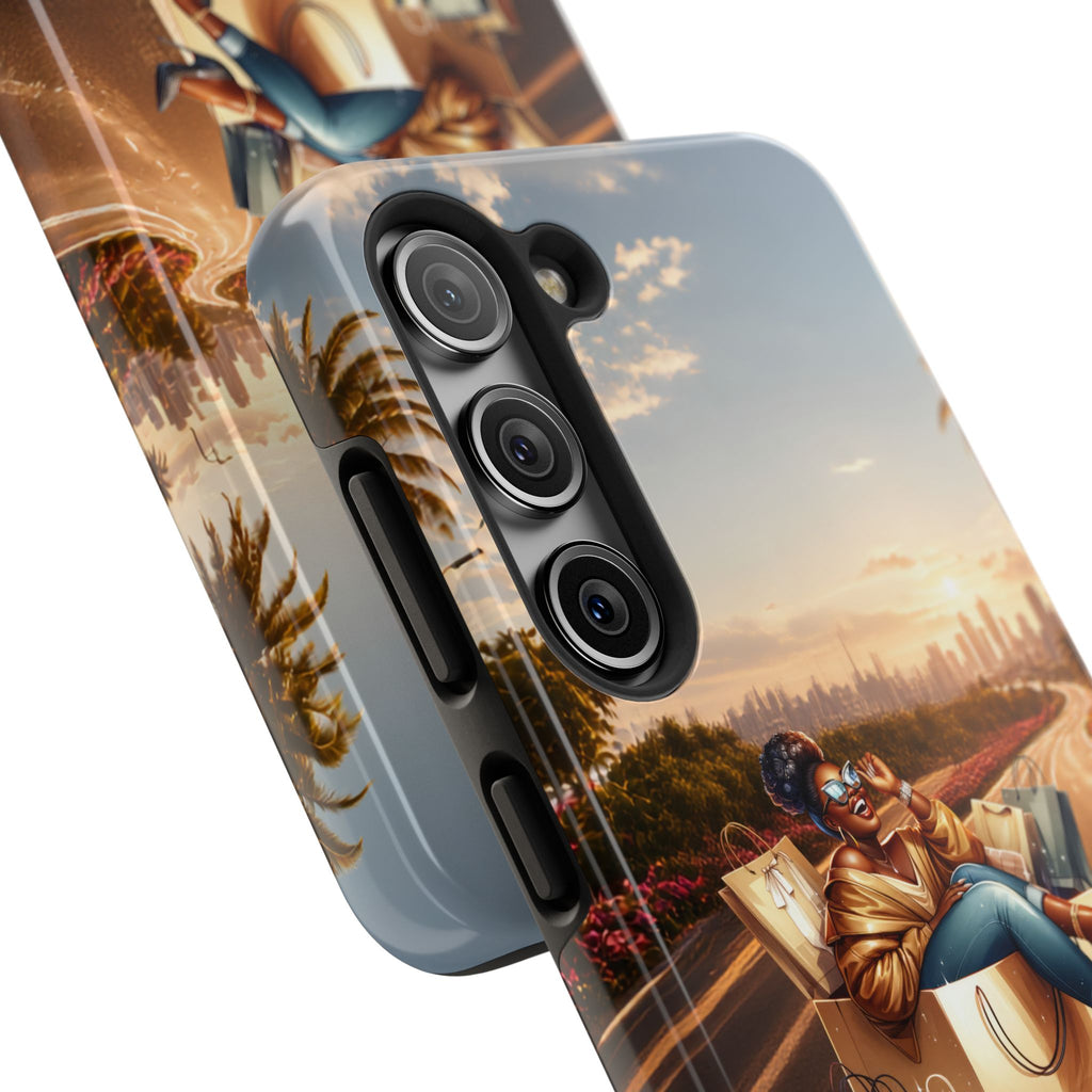 Sunset Roadtrip Tough Phone Case — Relaxed Traveler Design