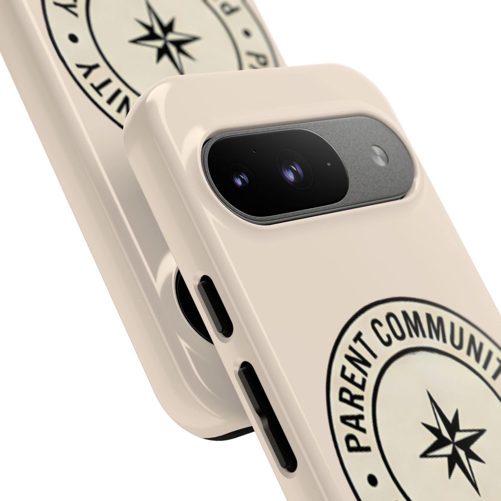 Parent Community Tough Phone Case — Durable Compass Logo Protective Cover
