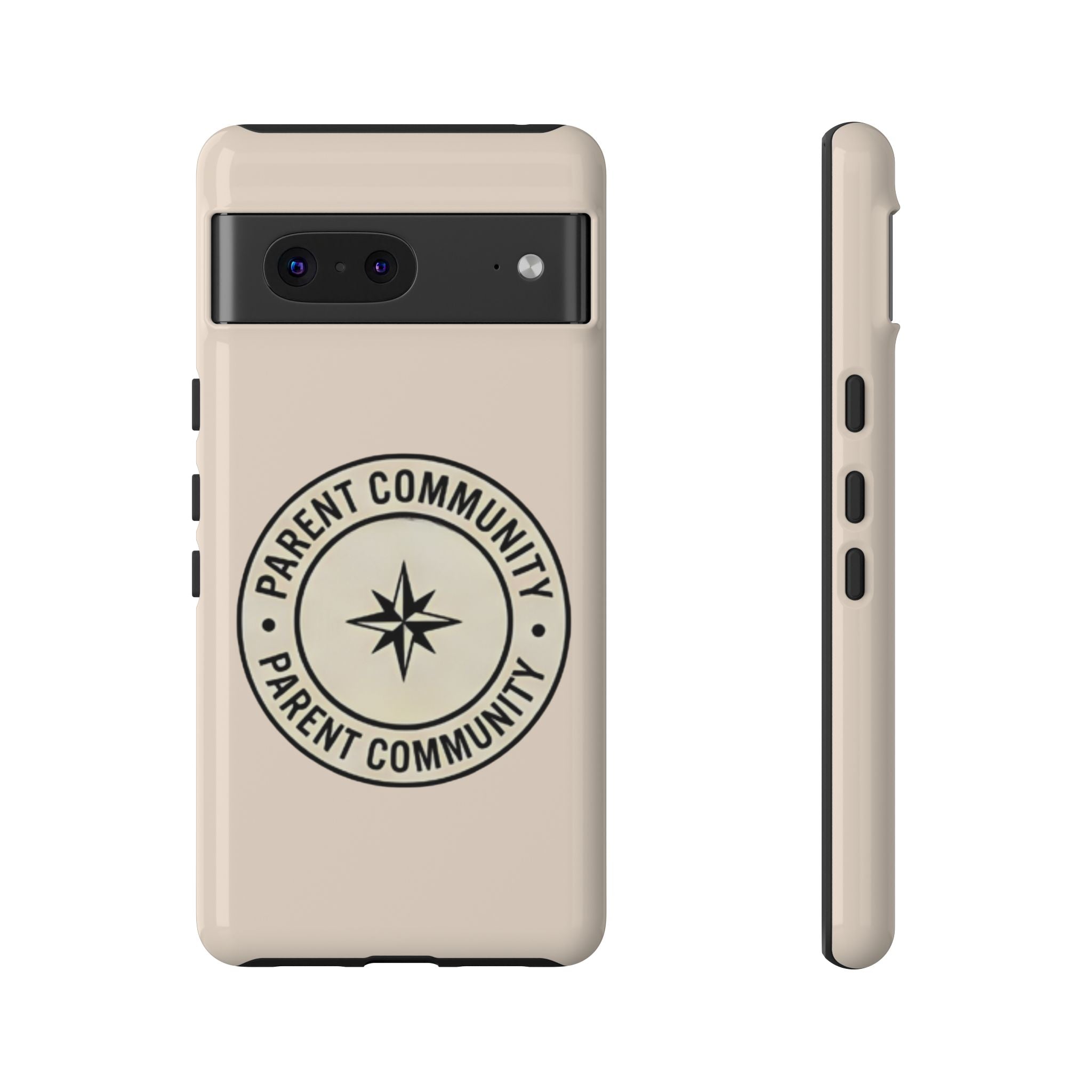 Parent Community Tough Phone Case — Durable Compass Logo Protective Cover