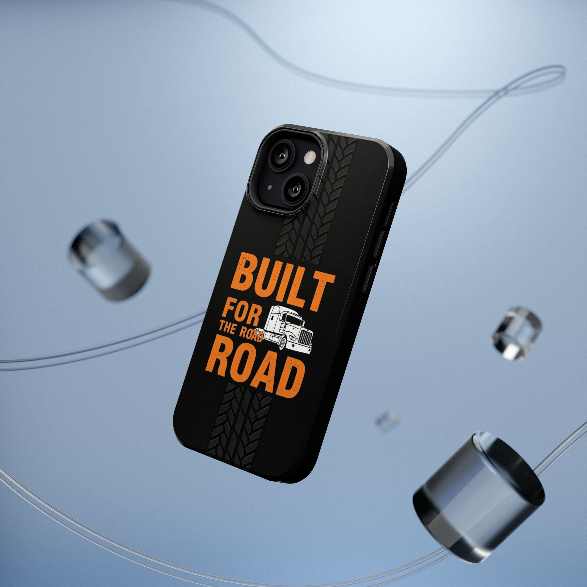 Phone Case — "Built for the Road" Truck Tire-Track Impact-Resistant Case